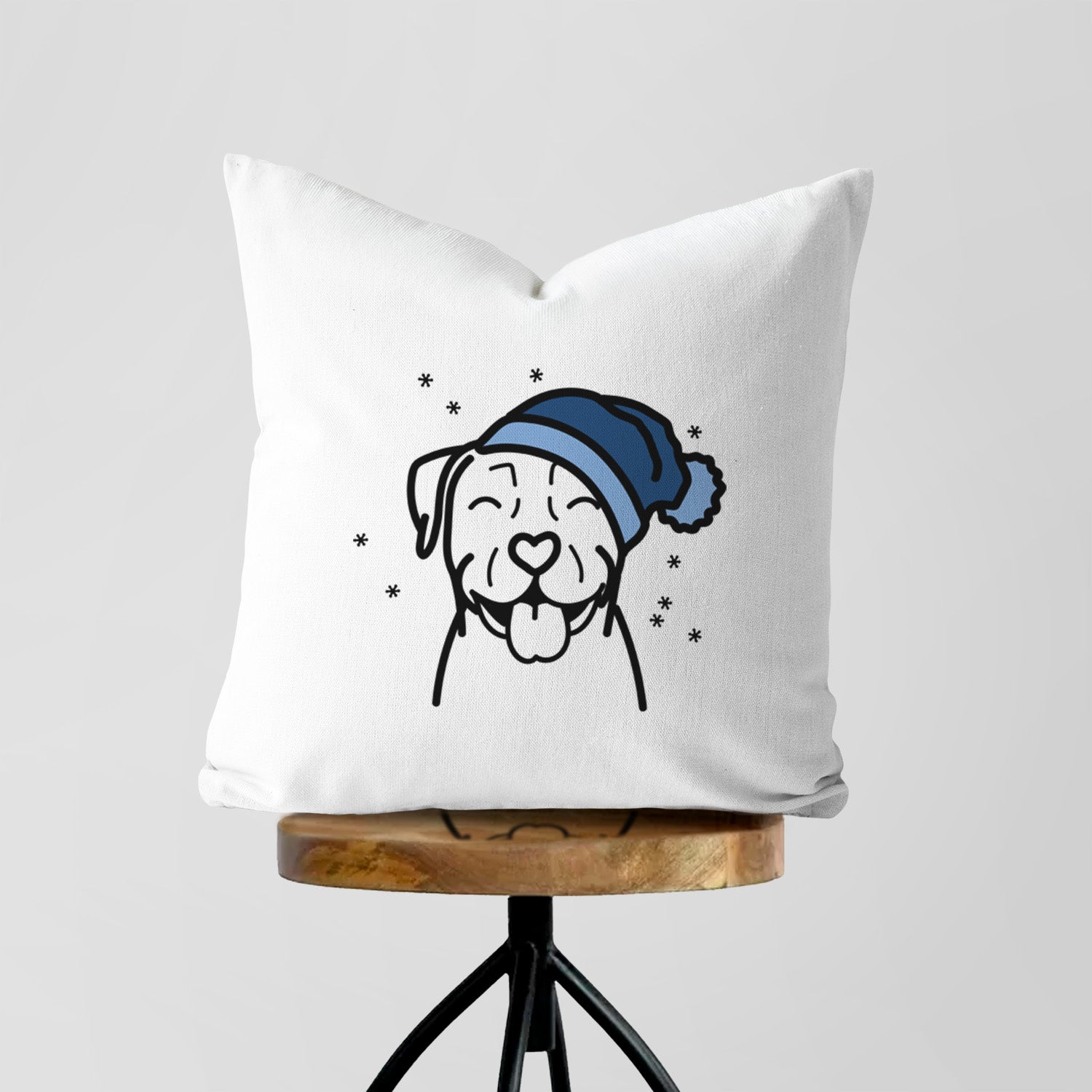 Love Always Pitbull - Throw Pillow Cover