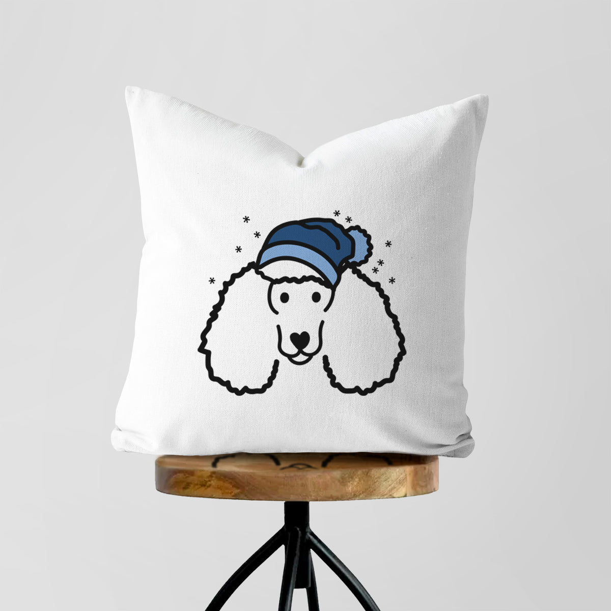 Love Always Poodle - Throw Pillow Cover