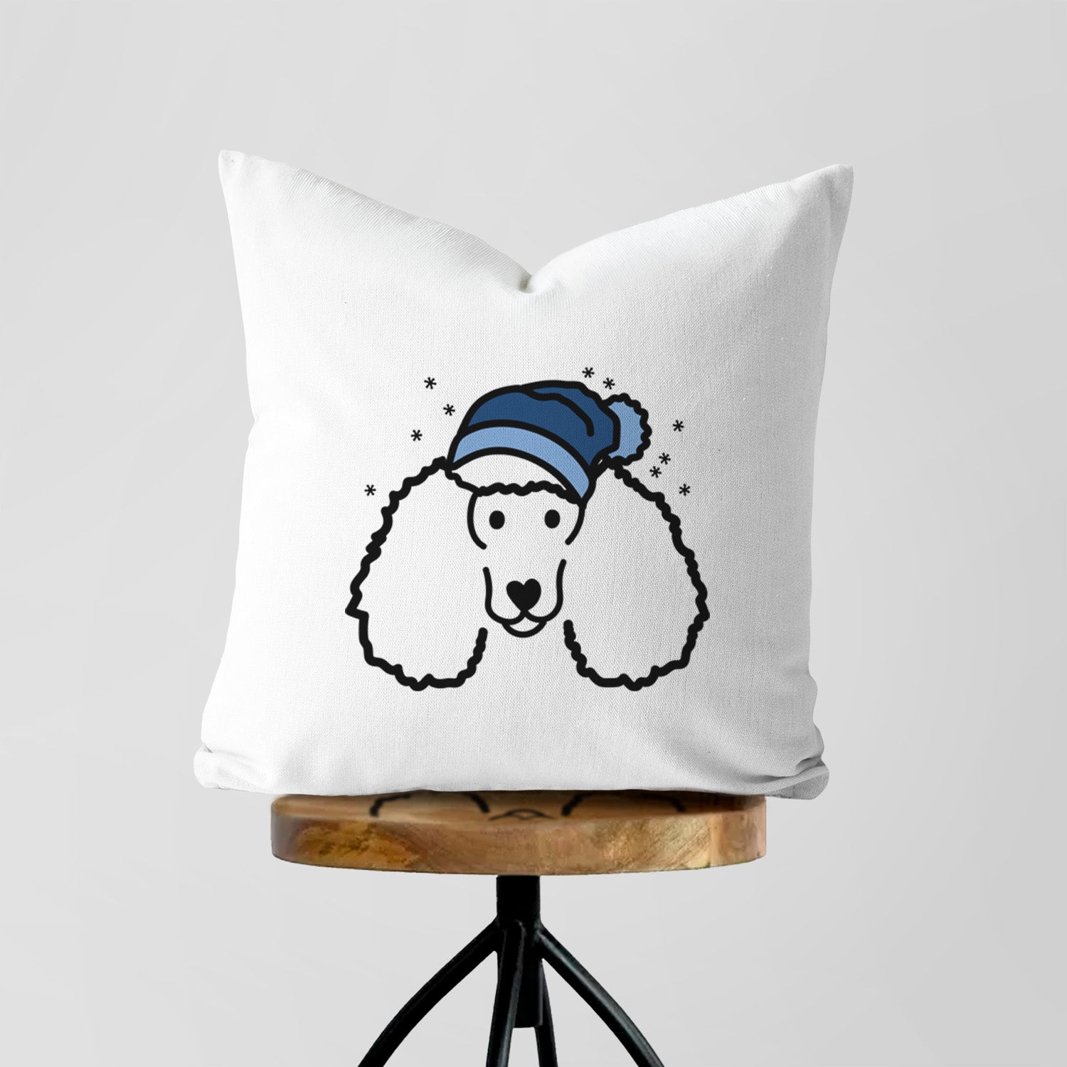 Love Always Poodle - Throw Pillow Cover