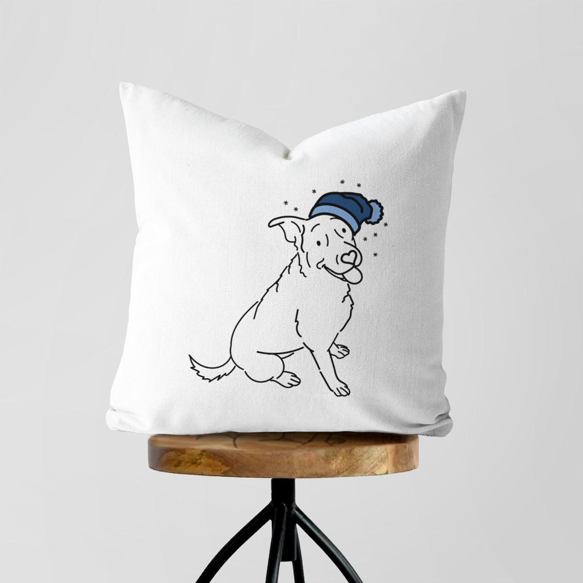Love Always Rottweiler Mix - Rocky -  Throw Pillow Cover