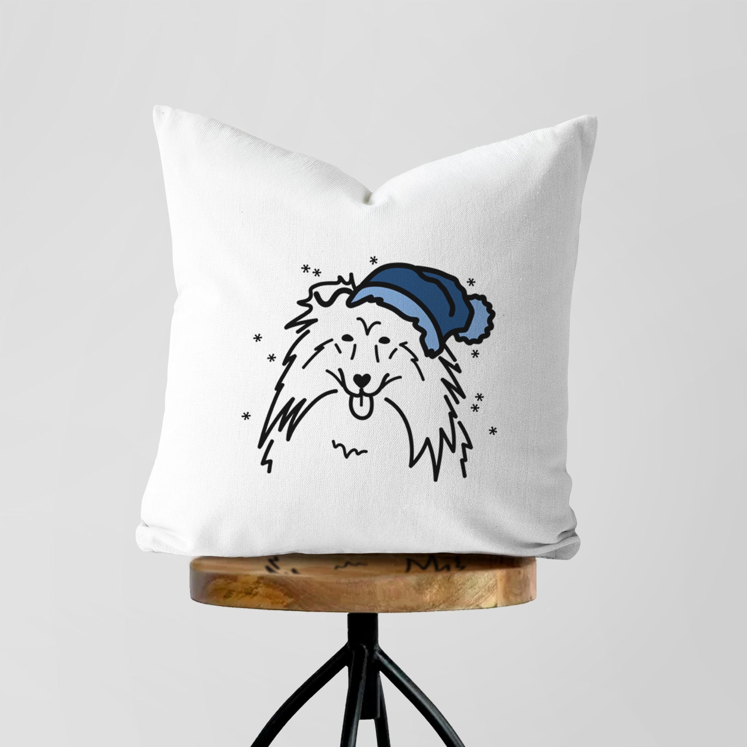 Love Always Rough Collie - Throw Pillow Cover