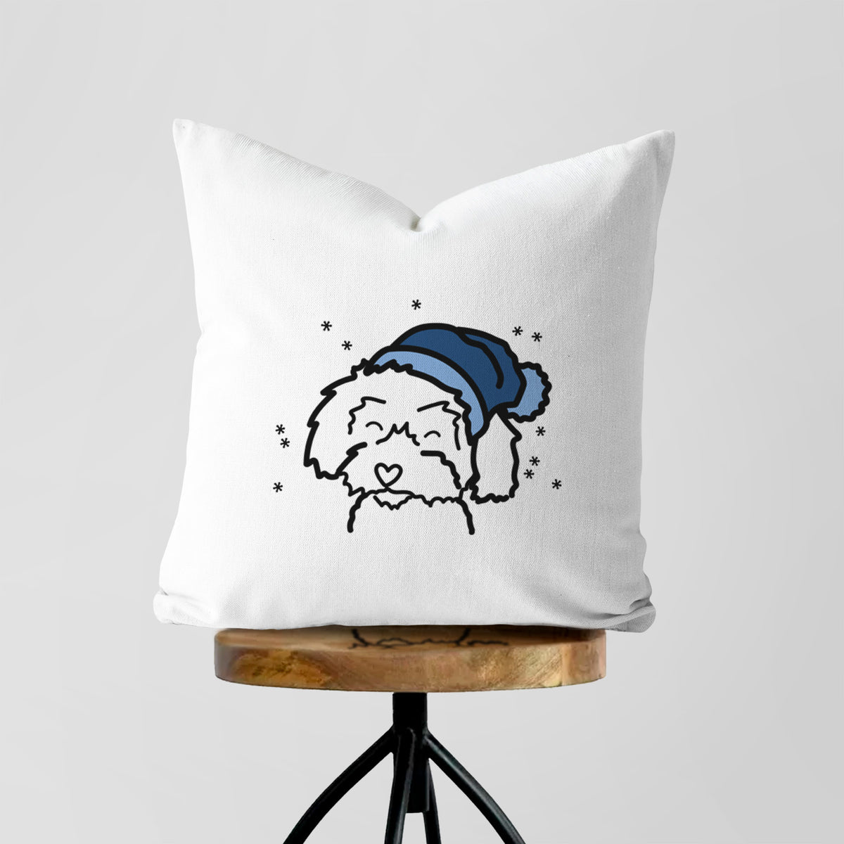 Love Always Schnoodle - Throw Pillow Cover