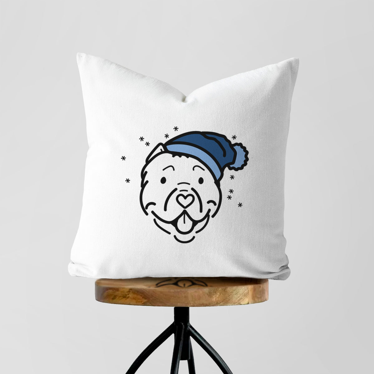 Love Always American Bully - Tank -  Throw Pillow Cover