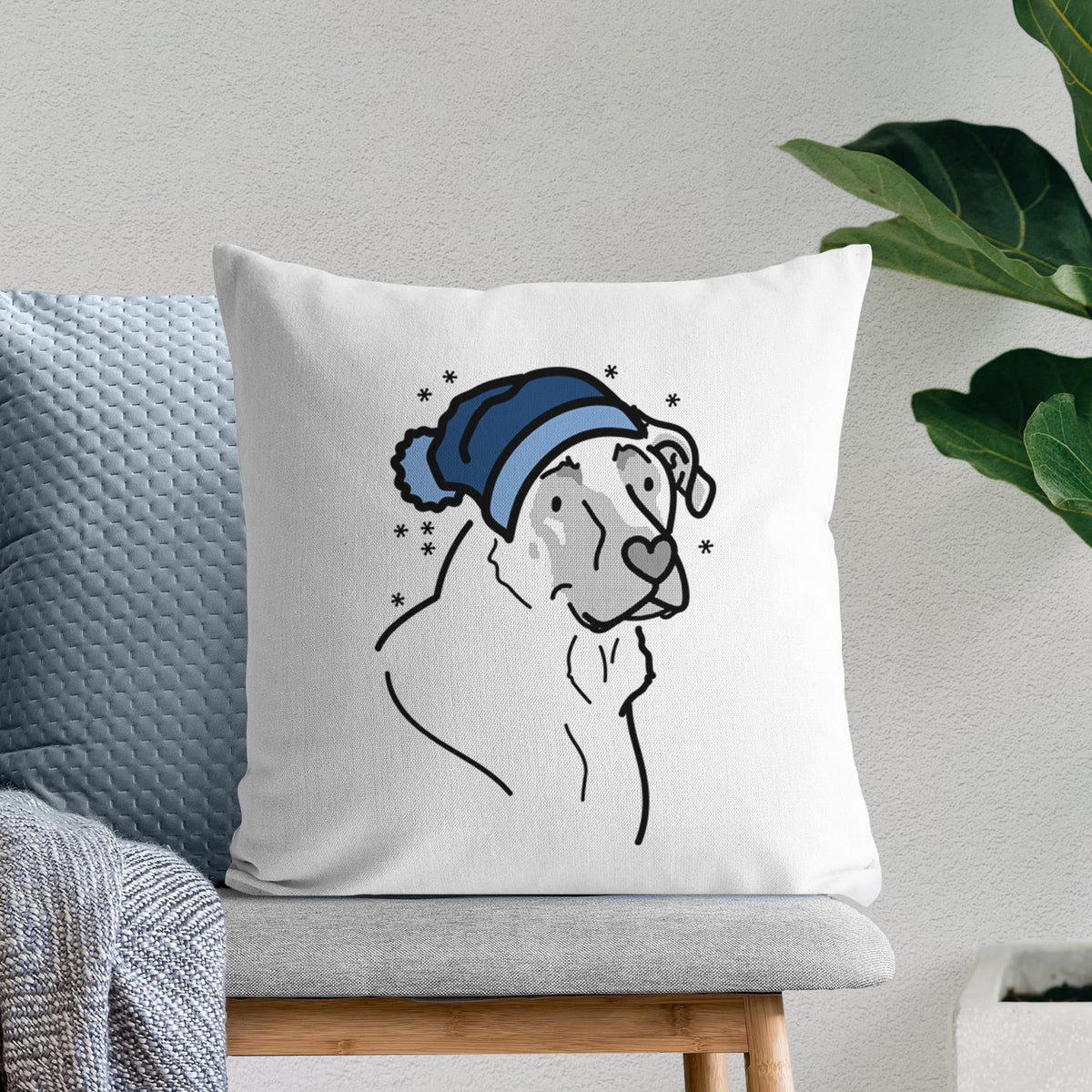 Love Always Mastiff German Shepherd Mix - Tank -  Throw Pillow Cover