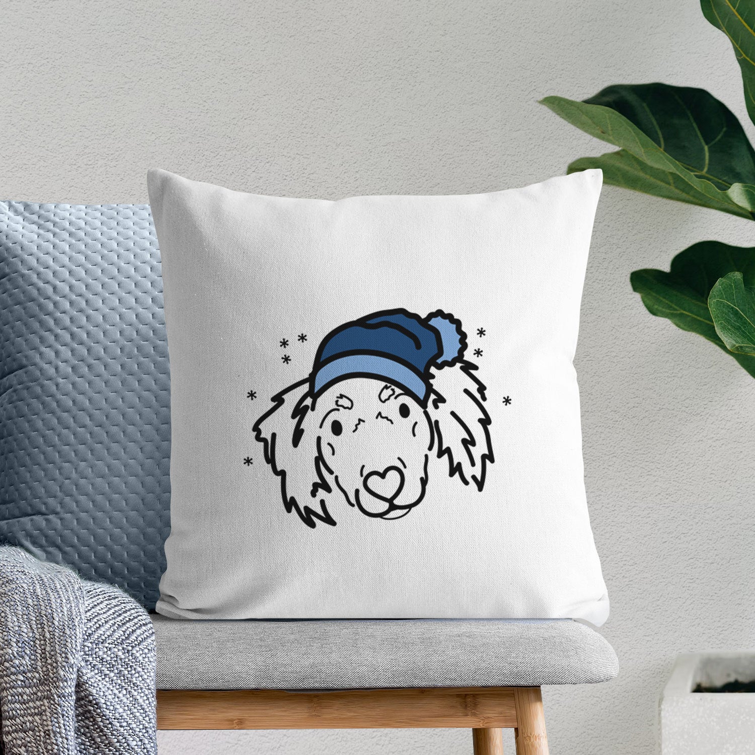 Love Always Dachshund Mix - Tilly -  Throw Pillow Cover