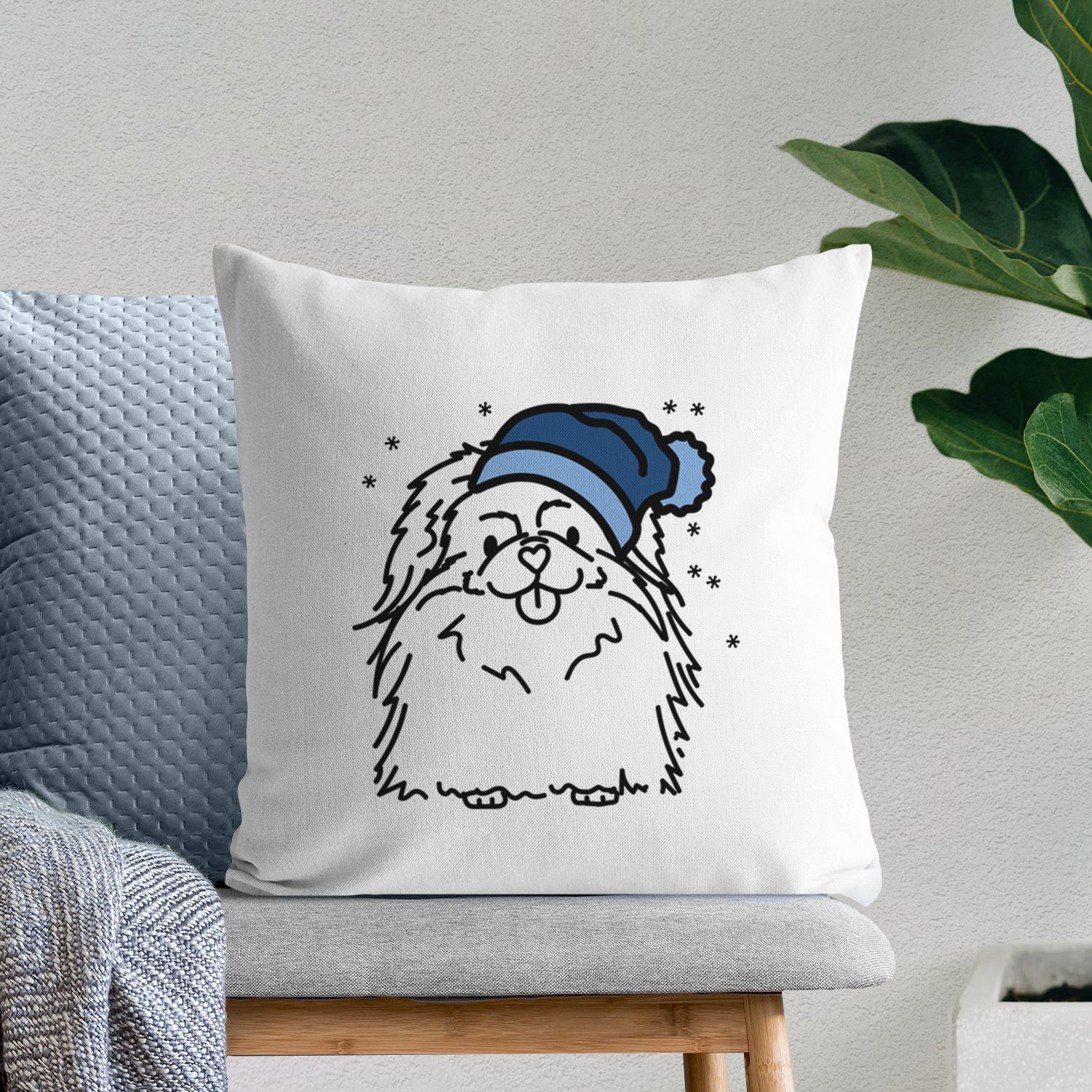 Love Always Pekingese - Viv -  Throw Pillow Cover