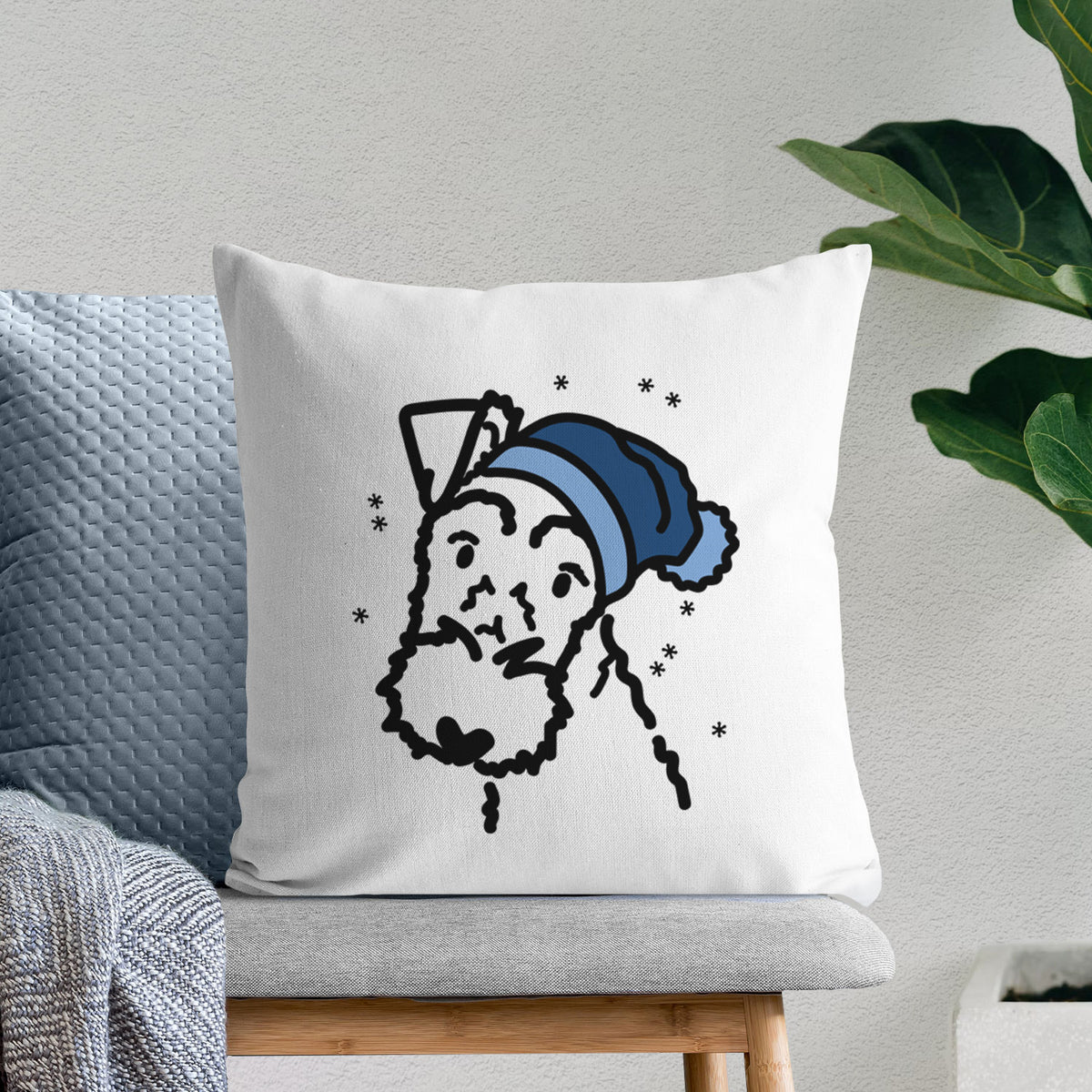 Love Always Wire Fox Terrier - Throw Pillow Cover