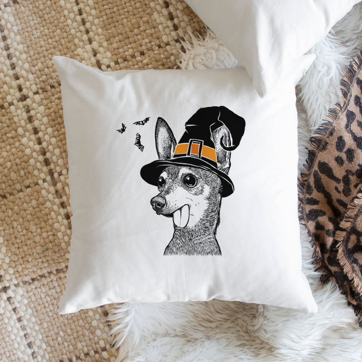 Aaron the Chihuahua - Throw Pillow Cover