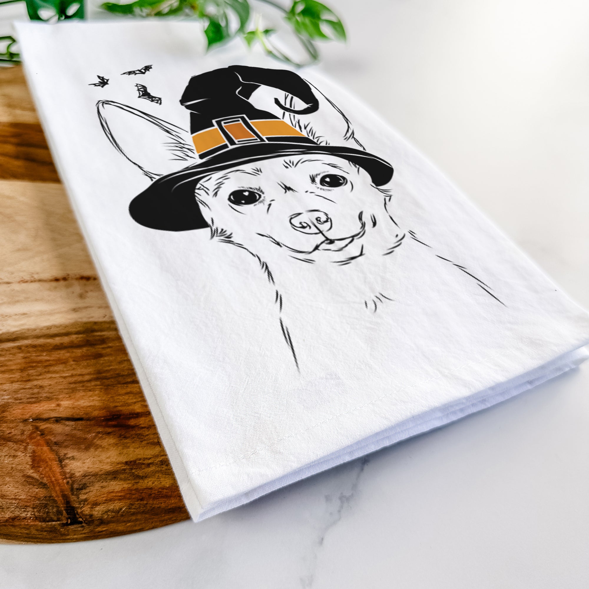 Amos the Chihuahua Tea Towel