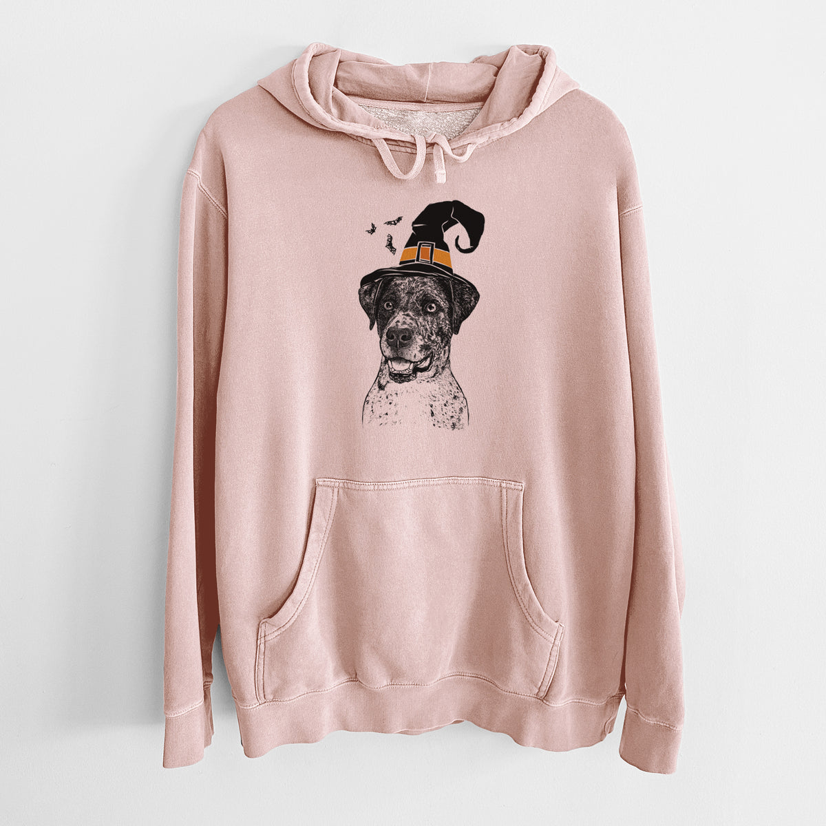 Witch Argos the Catahoula - Unisex Pigment Dyed Hoodie