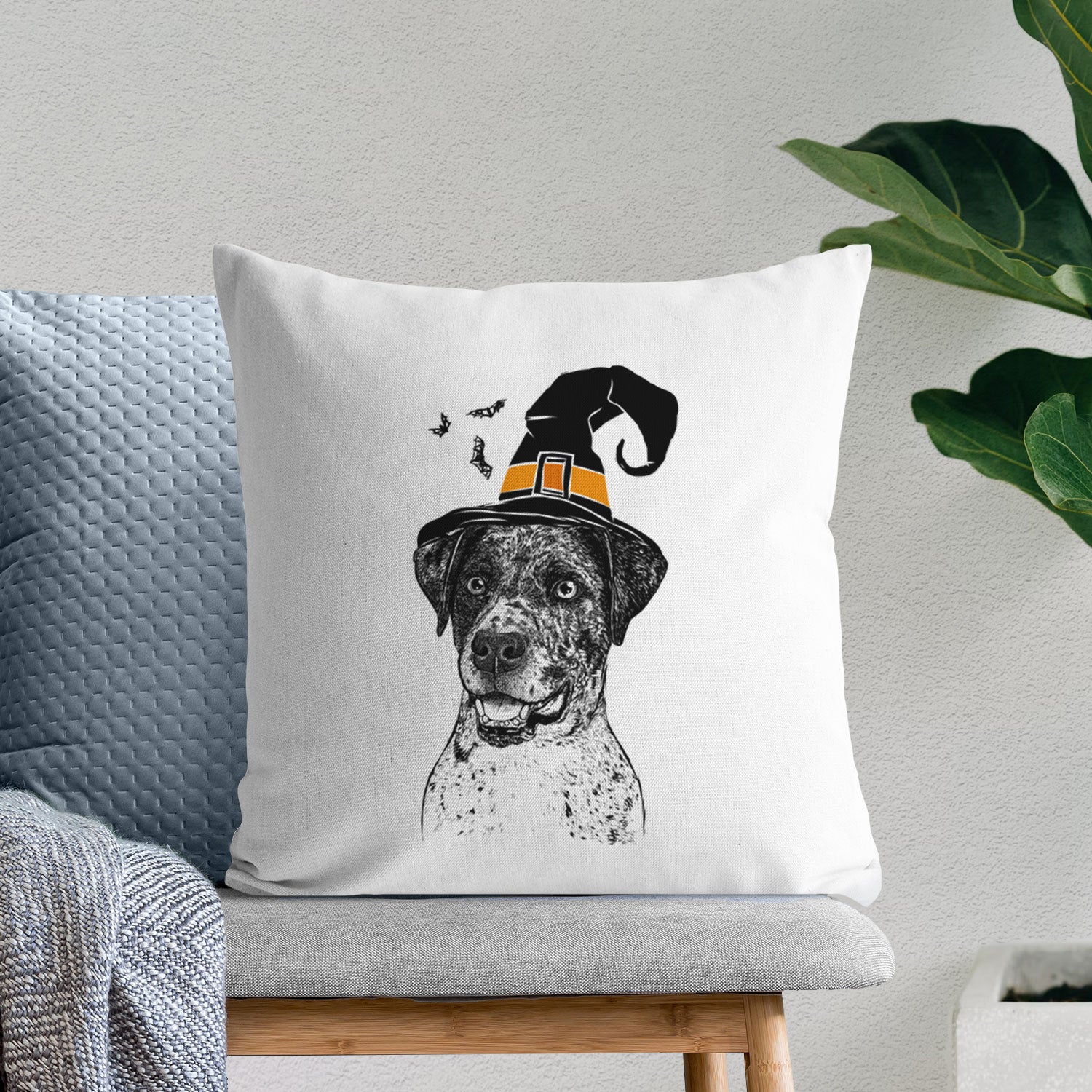 Argos the Catahoula - Throw Pillow Cover