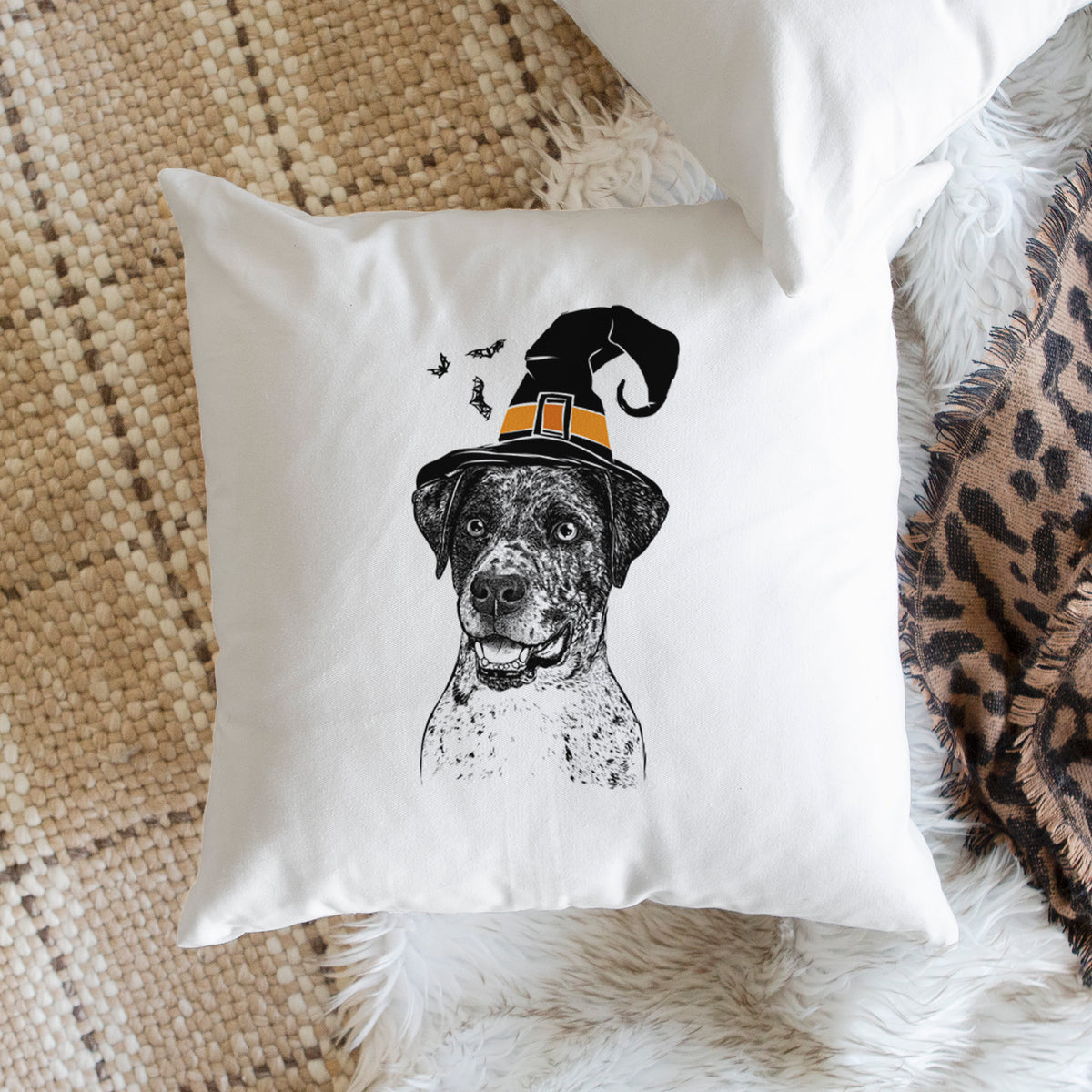 Argos the Catahoula - Throw Pillow Cover