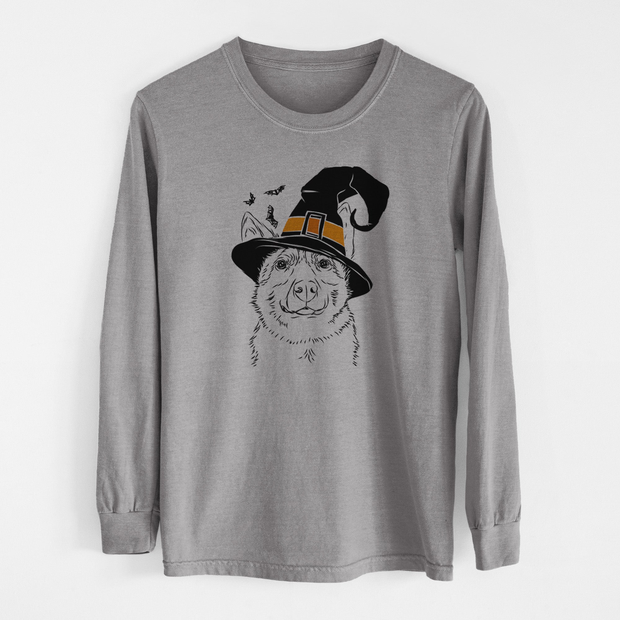 Witch Austin the Heeler - Men's Heavyweight 100% Cotton Long Sleeve