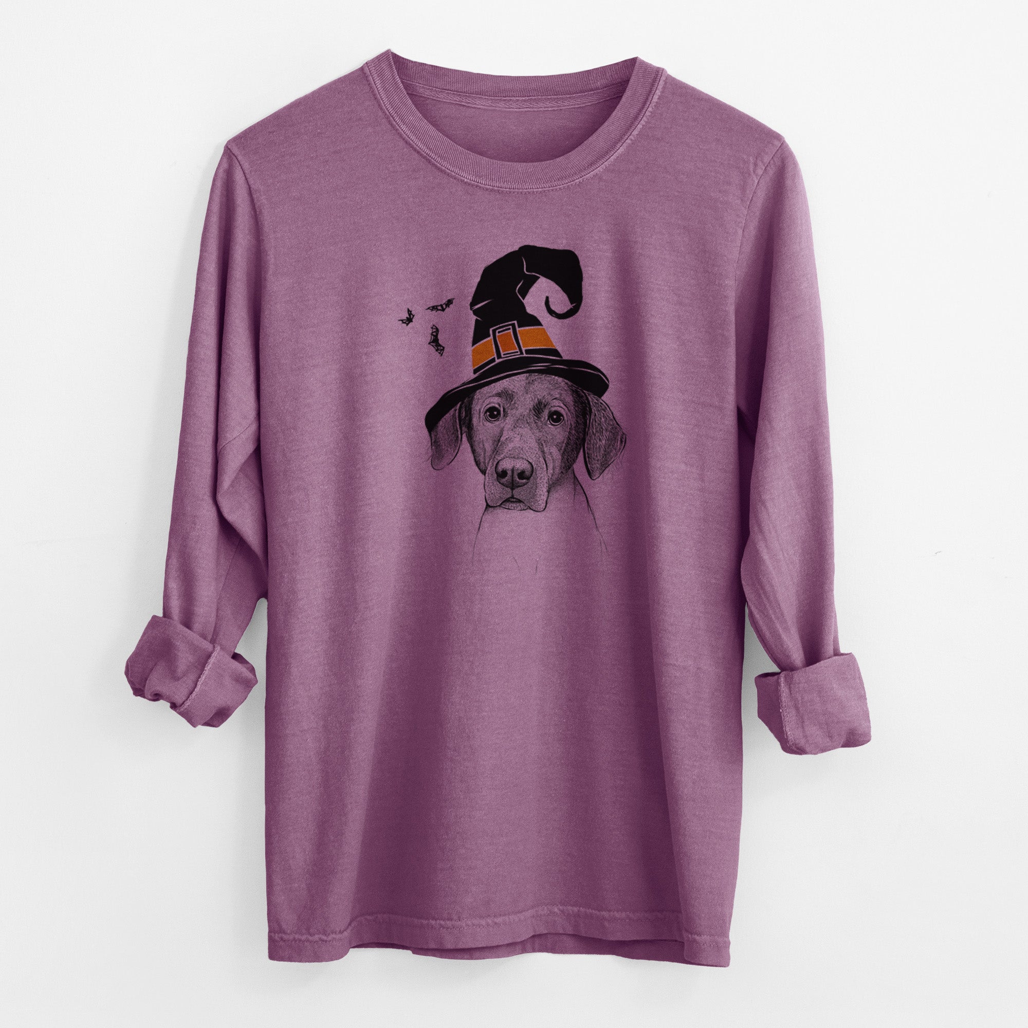 Witch Baldwin the Mixed Breed - Men's Heavyweight 100% Cotton Long Sleeve