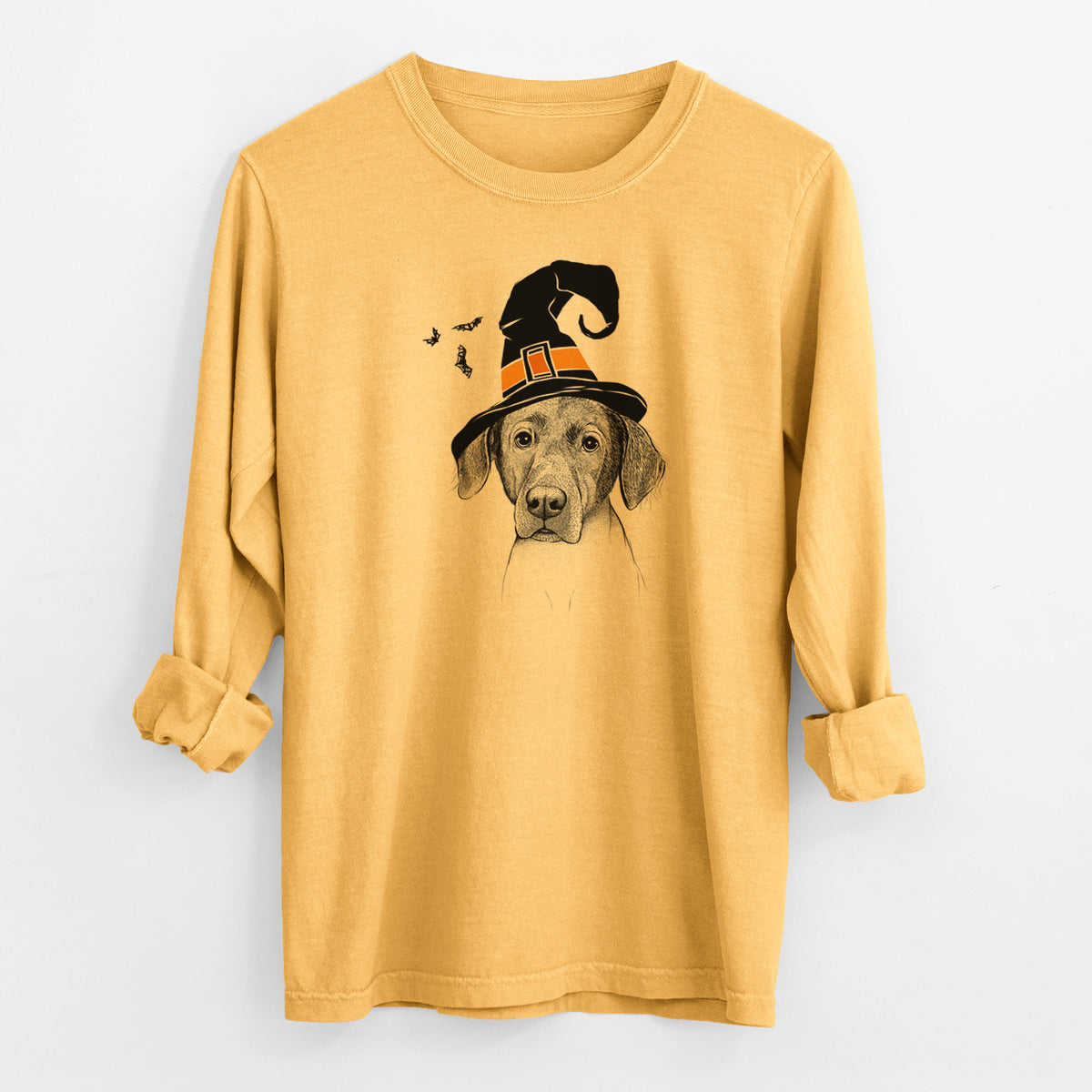 Witch Baldwin the Mixed Breed - Men's Heavyweight 100% Cotton Long Sleeve