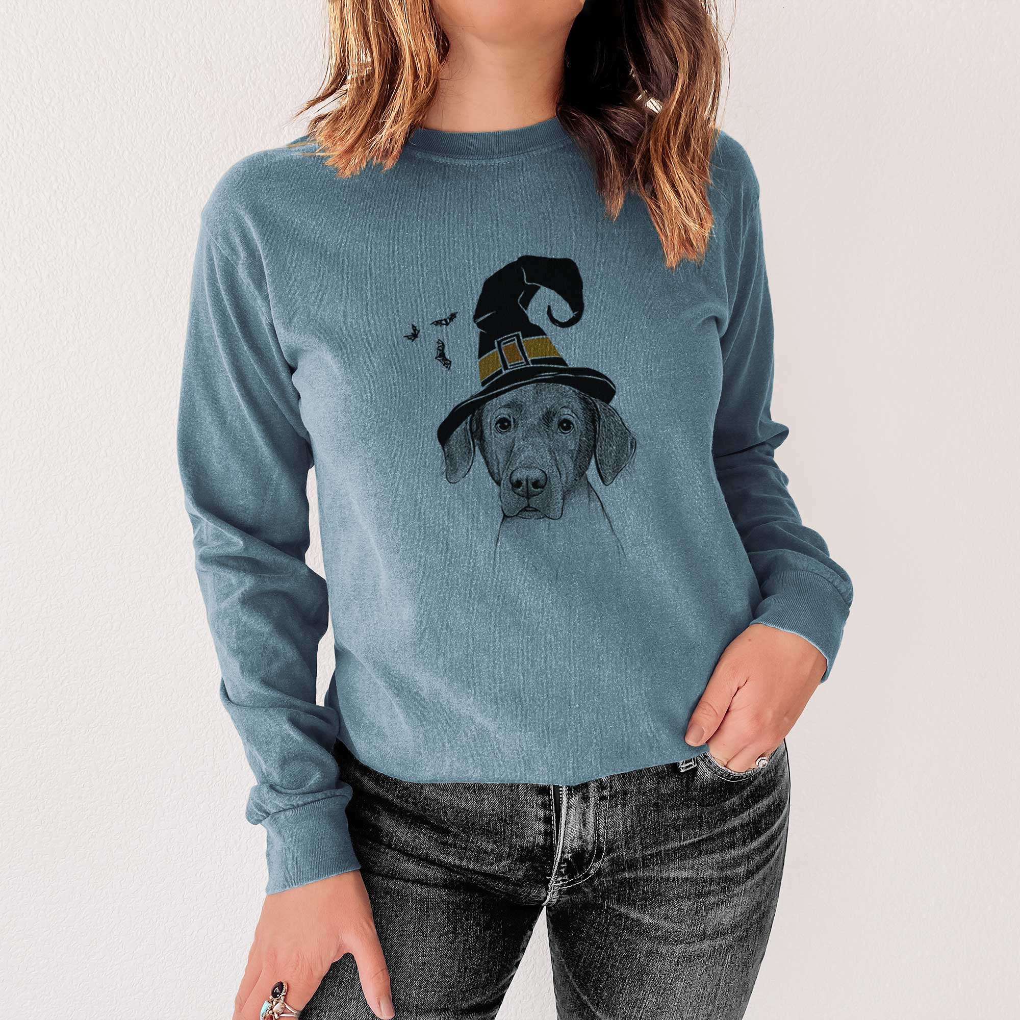 Witch Baldwin the Mixed Breed - Men's Heavyweight 100% Cotton Long Sleeve