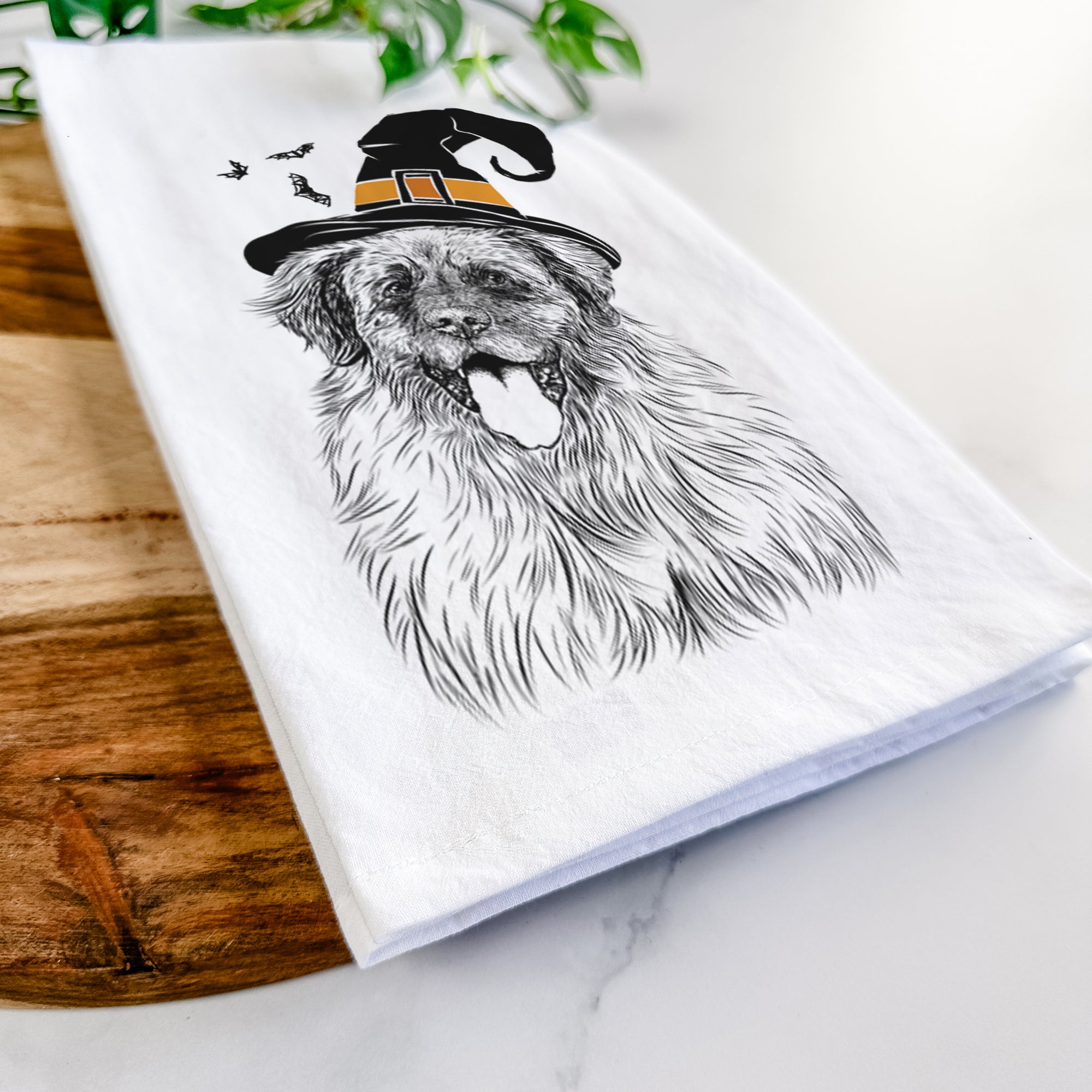 Bamboo the Leonberger Tea Towel