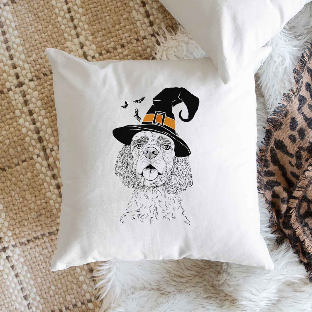 Baxter the American Cocker Spaniel - Throw Pillow Cover