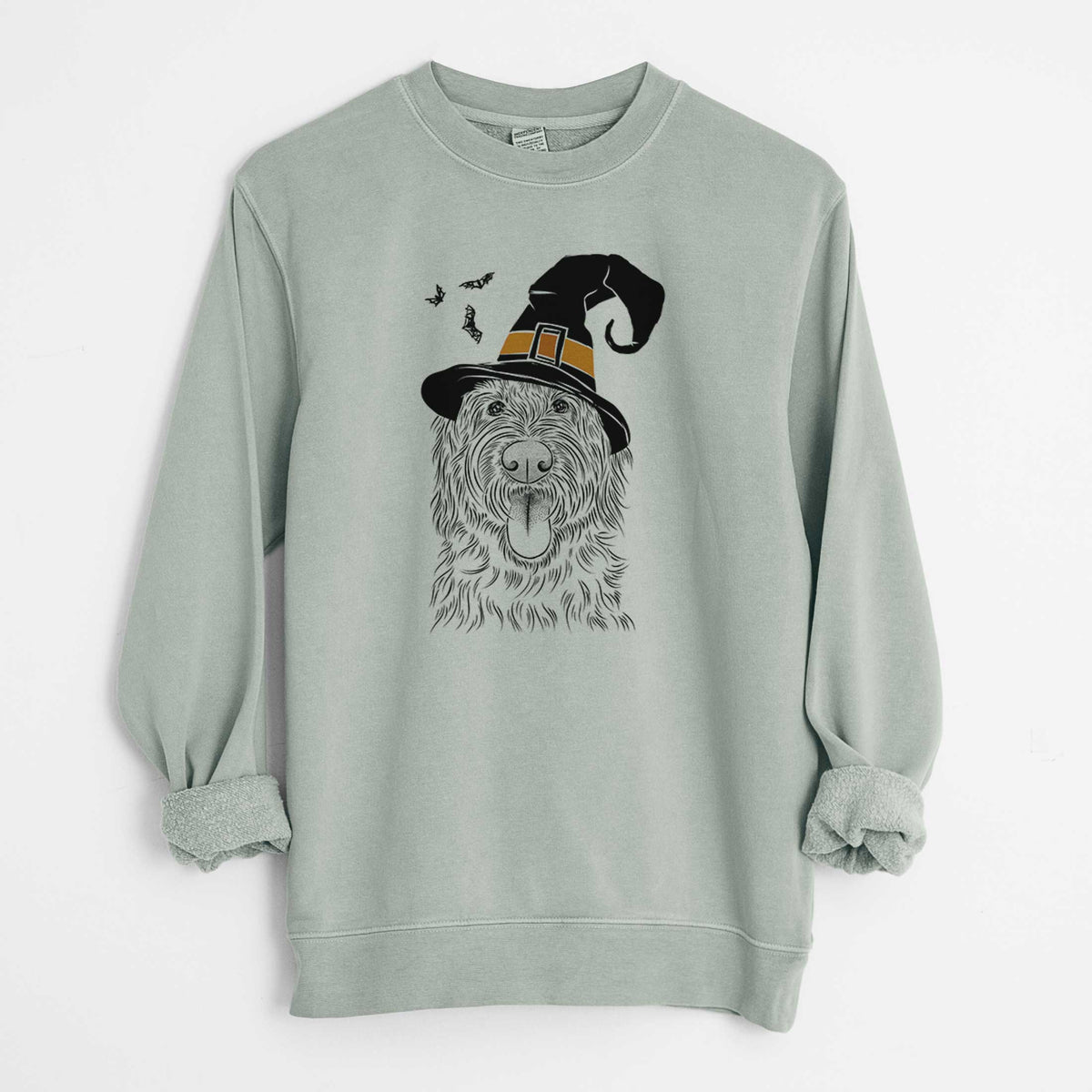 Witch Bennett the Doodle - Unisex Pigment Dyed Crew Sweatshirt