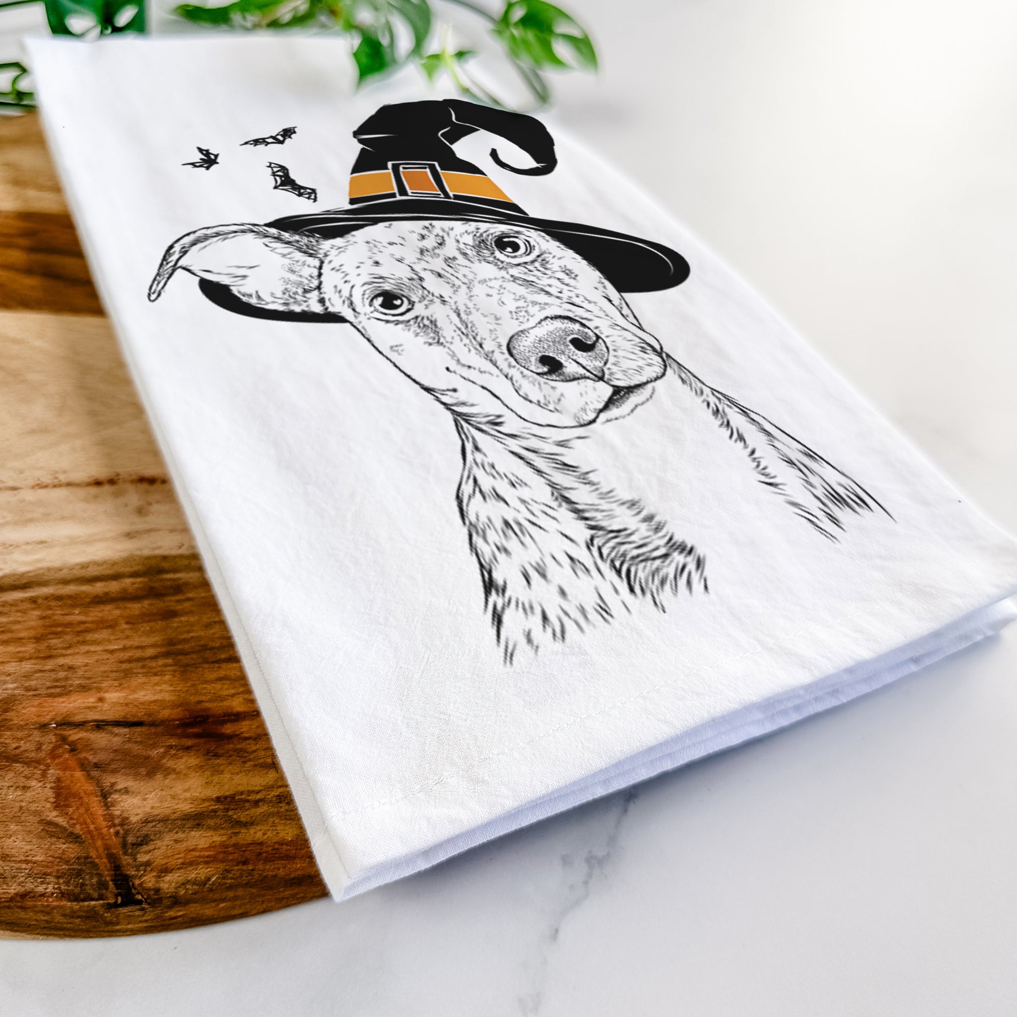 Bianca the Mixed Breed Tea Towel