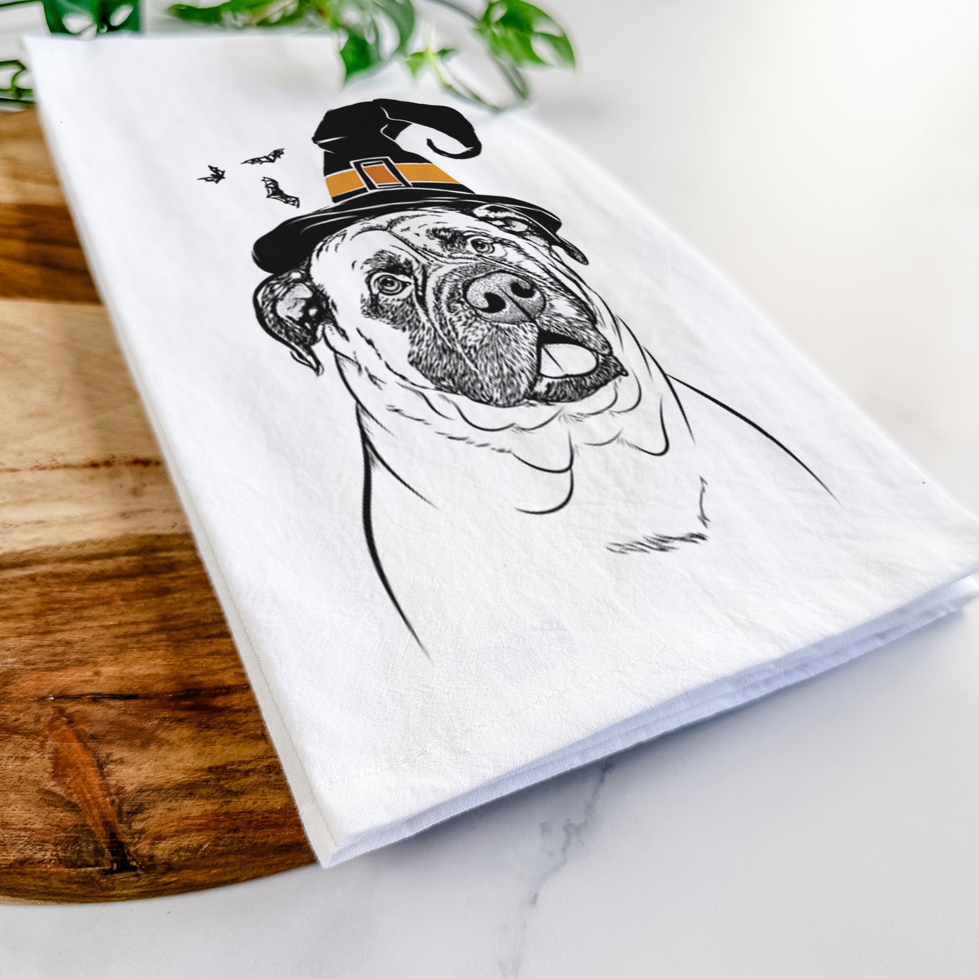 Big P the English Mastiff Tea Towel