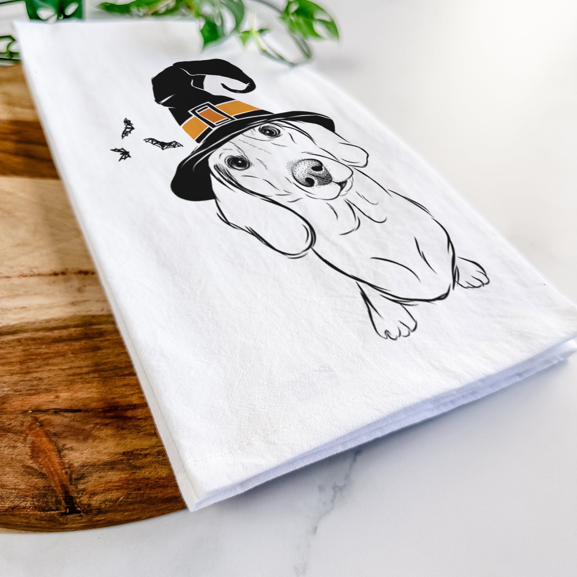 Bill the Dachshund Tea Towel