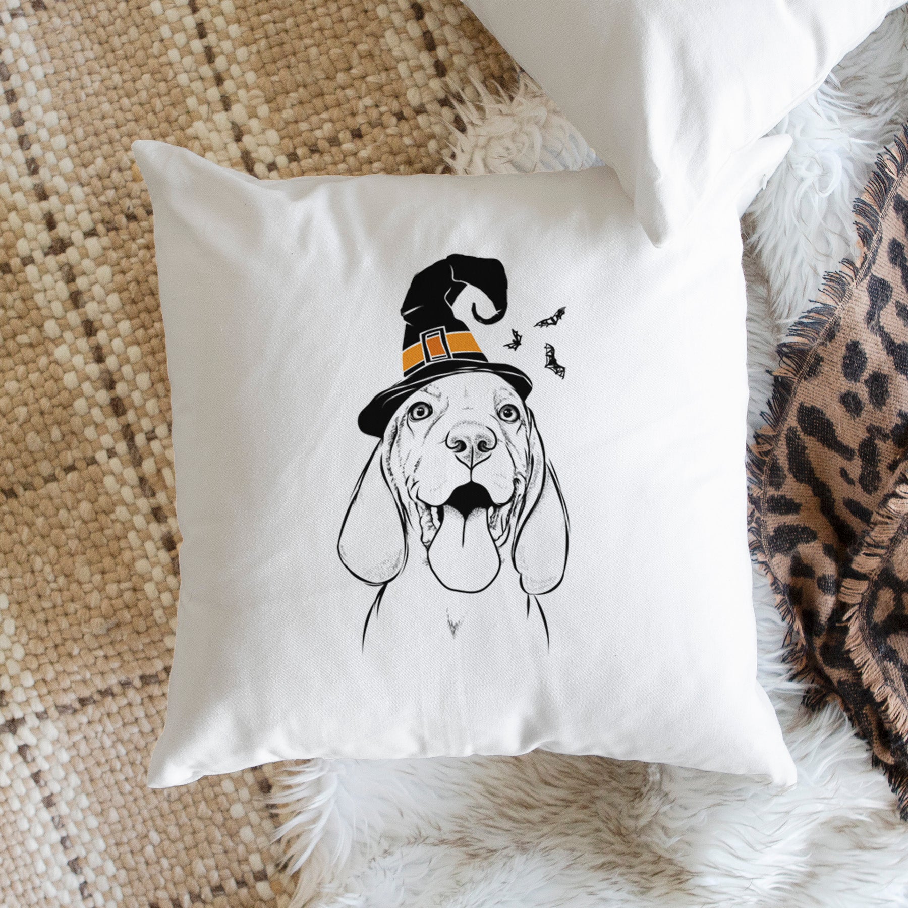 Bodi the Vizsla - Throw Pillow Cover