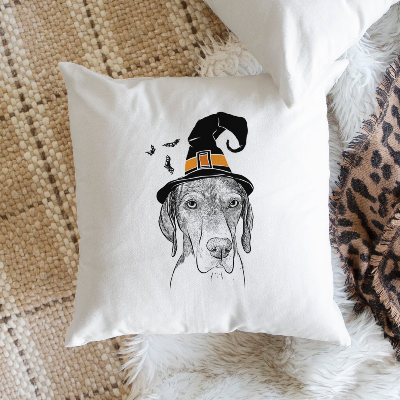 Bohdi the German Shorthaired Pointer - Throw Pillow Cover