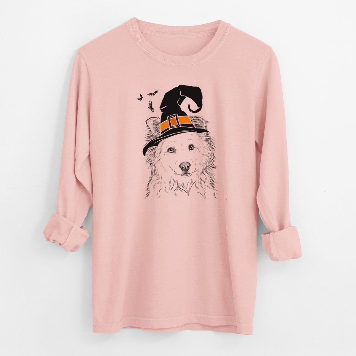 Witch Bonsai the Mixed Breed - Men's Heavyweight 100% Cotton Long Sleeve