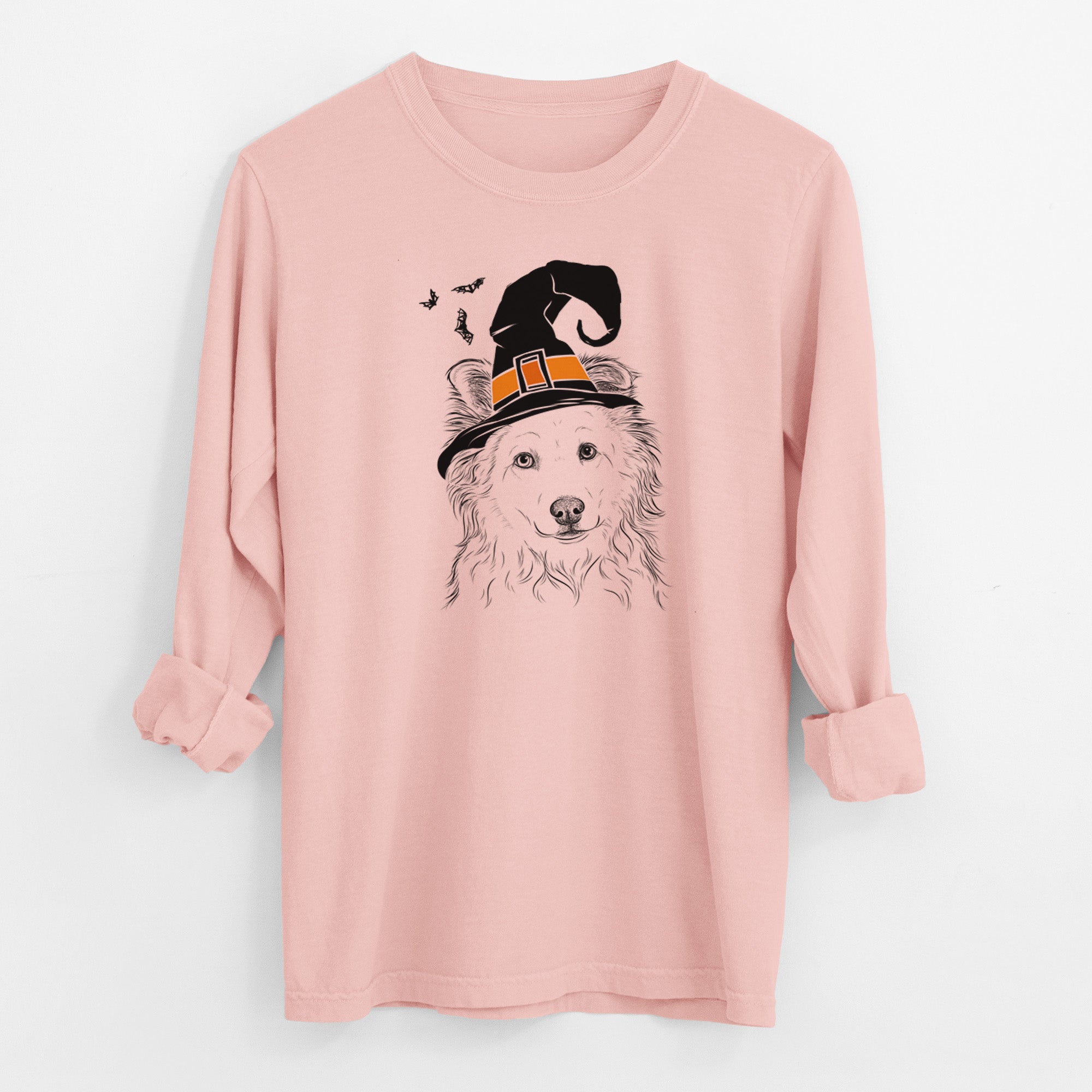 Witch Bonsai the Mixed Breed - Men's Heavyweight 100% Cotton Long Sleeve