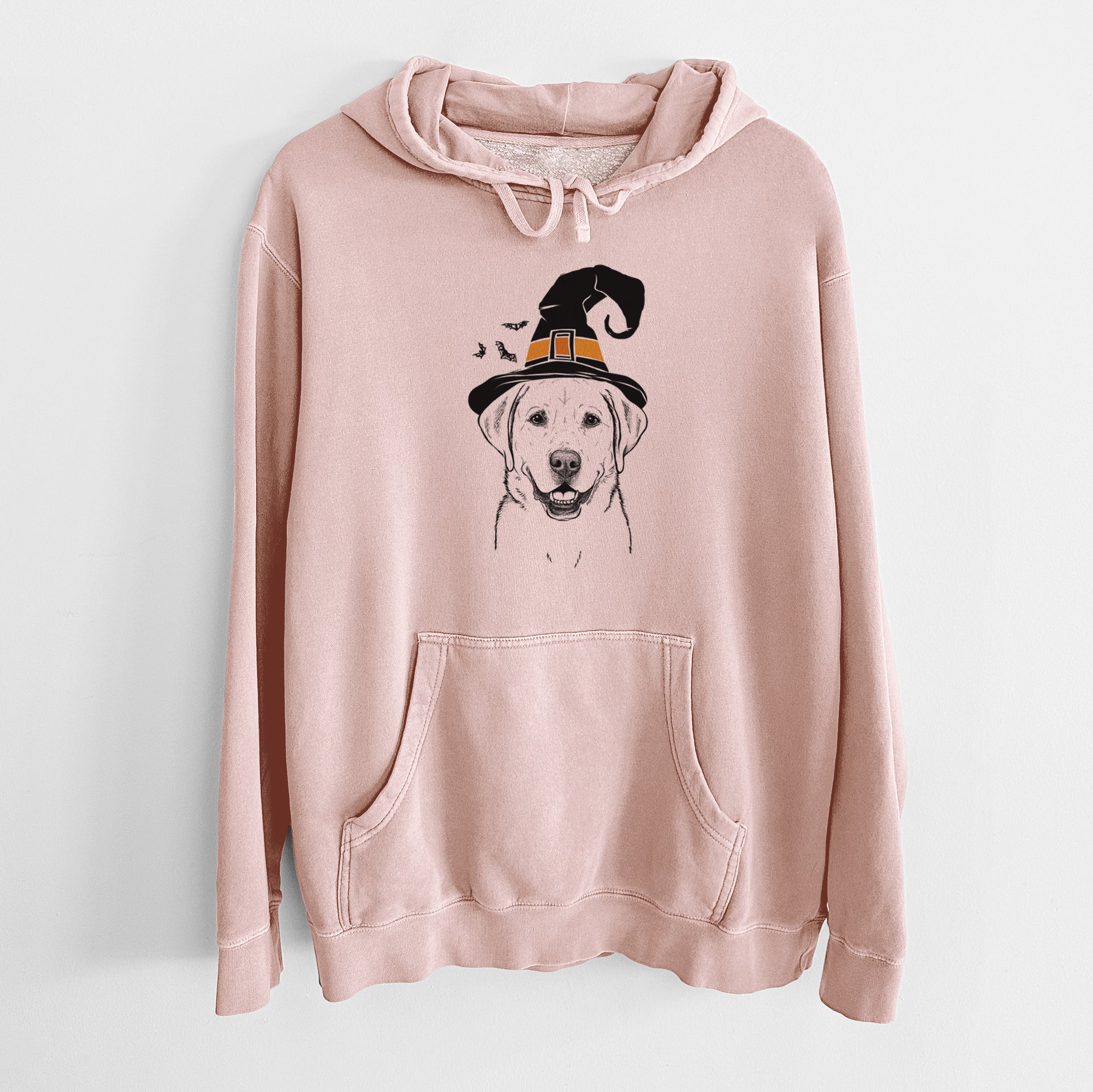 Witch Booney the Labrador Retriever - Unisex Pigment Dyed Hoodie