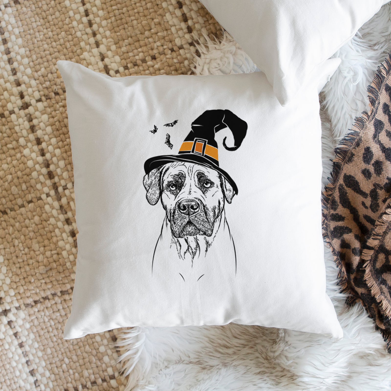 Boris the Boerboel - Throw Pillow Cover