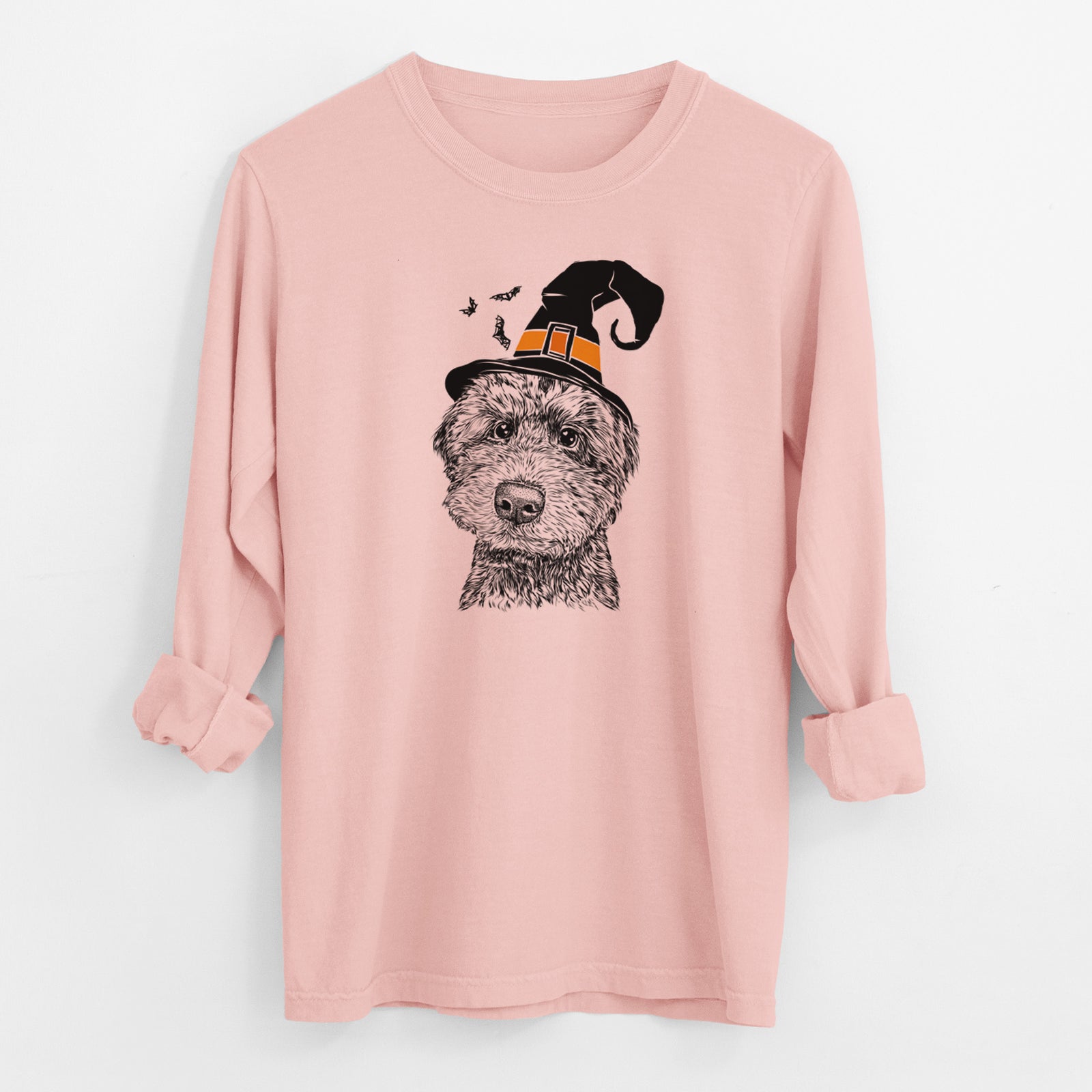 Witch Bowser the Whoodle - Men's Heavyweight 100% Cotton Long Sleeve