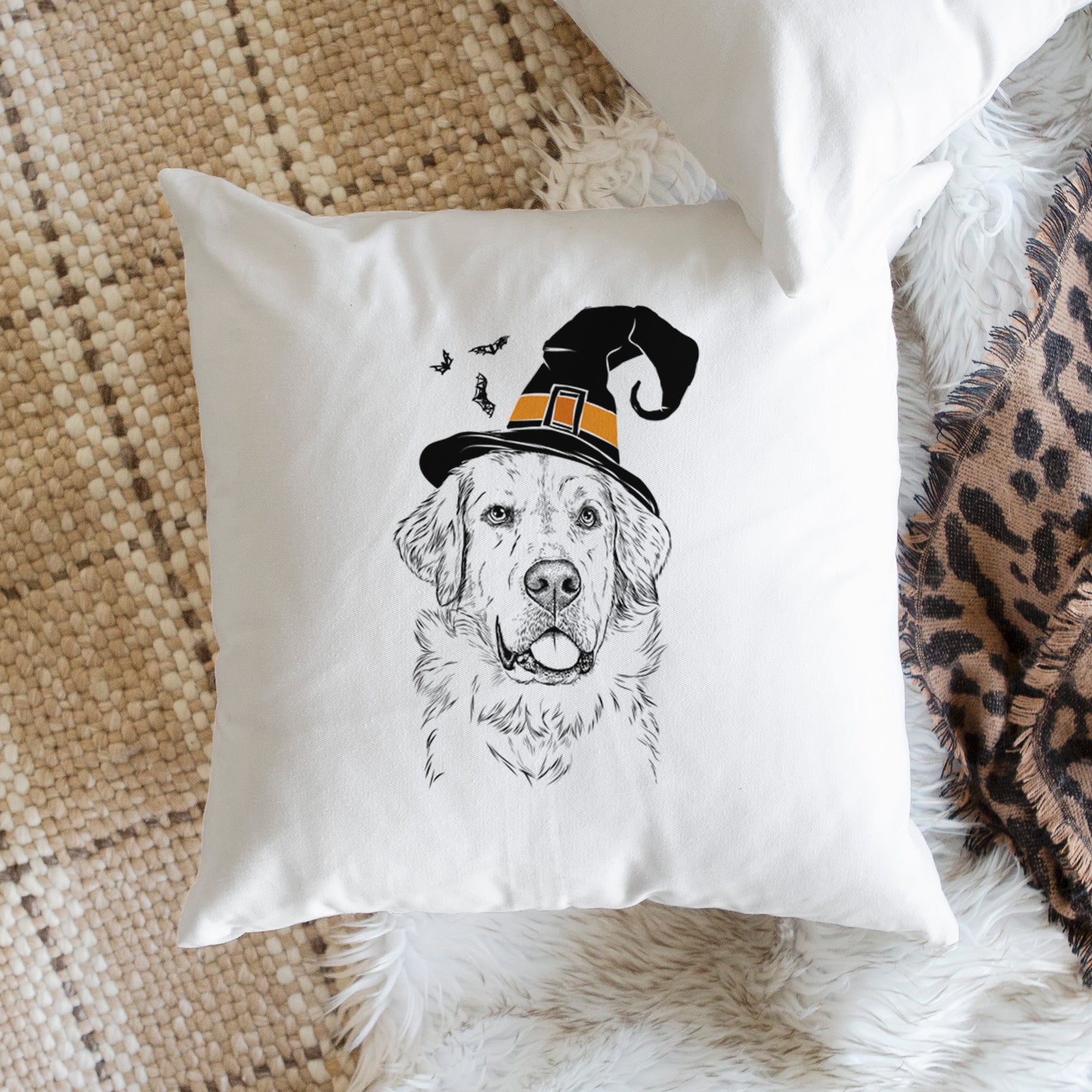 Brophy the Great Pyrenees - Throw Pillow Cover
