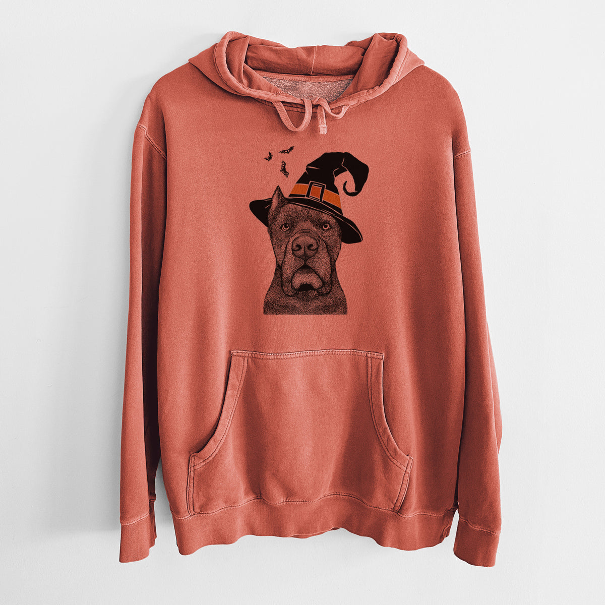 Witch Bruno the Cane Corso - Unisex Pigment Dyed Hoodie