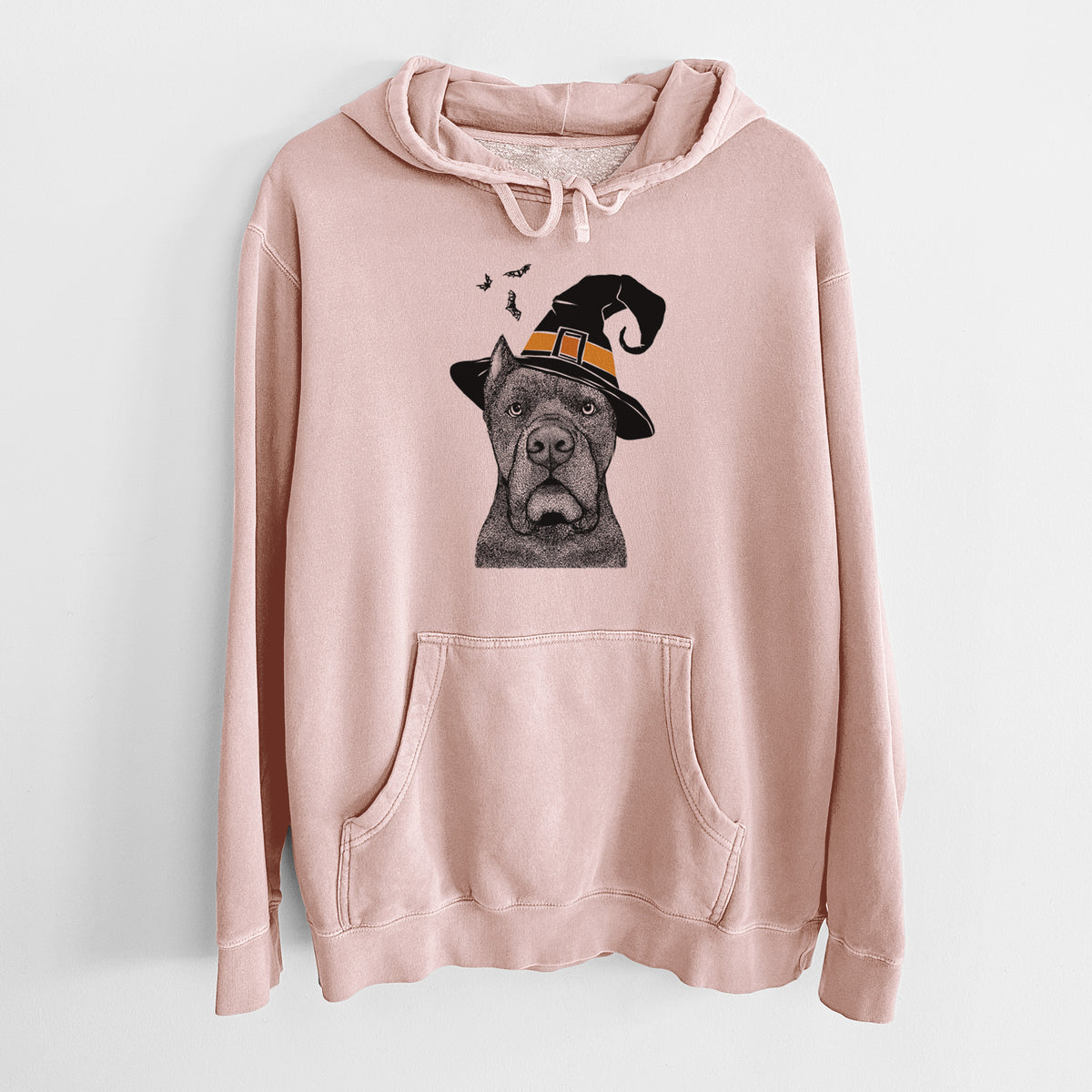 Witch Bruno the Cane Corso - Unisex Pigment Dyed Hoodie