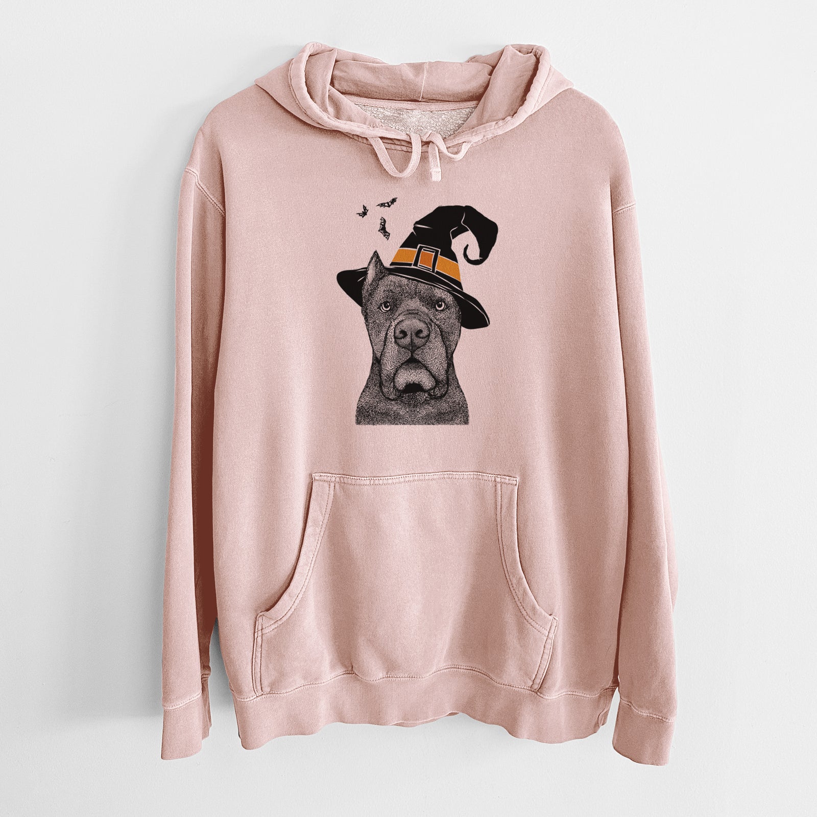 Witch Bruno the Cane Corso - Unisex Pigment Dyed Hoodie
