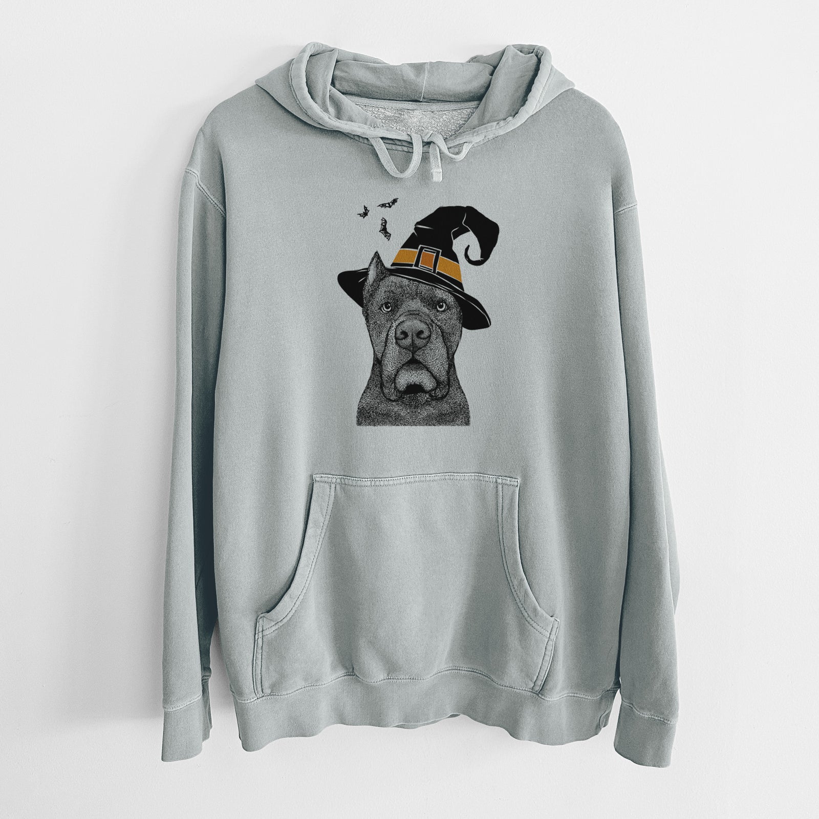 Witch Bruno the Cane Corso - Unisex Pigment Dyed Hoodie
