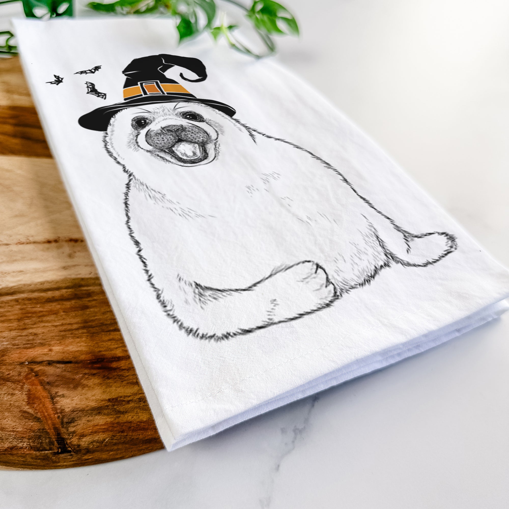 Bub the Harp Seal Tea Towel