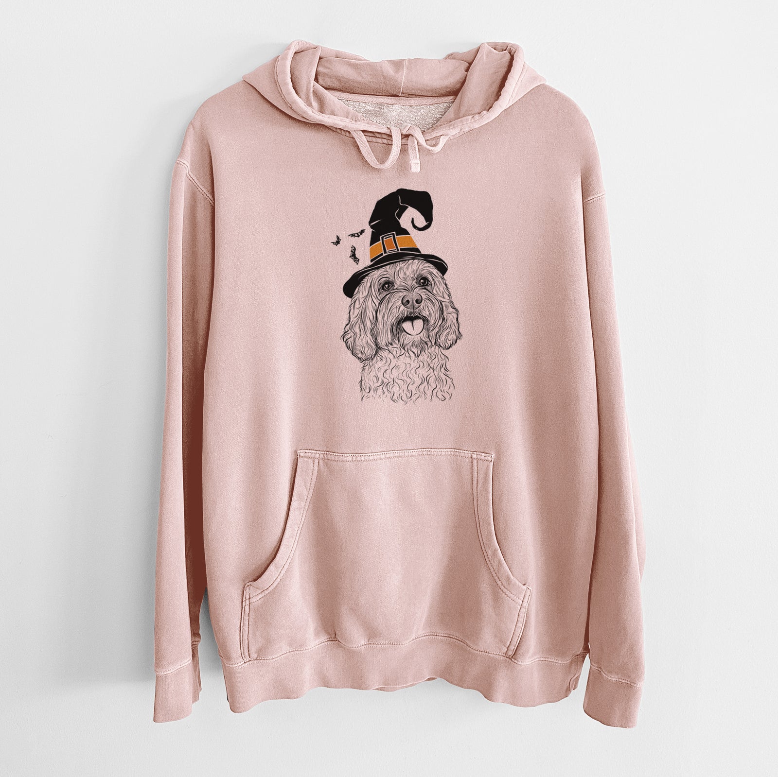 Witch Cali the Cavapoo - Unisex Pigment Dyed Hoodie