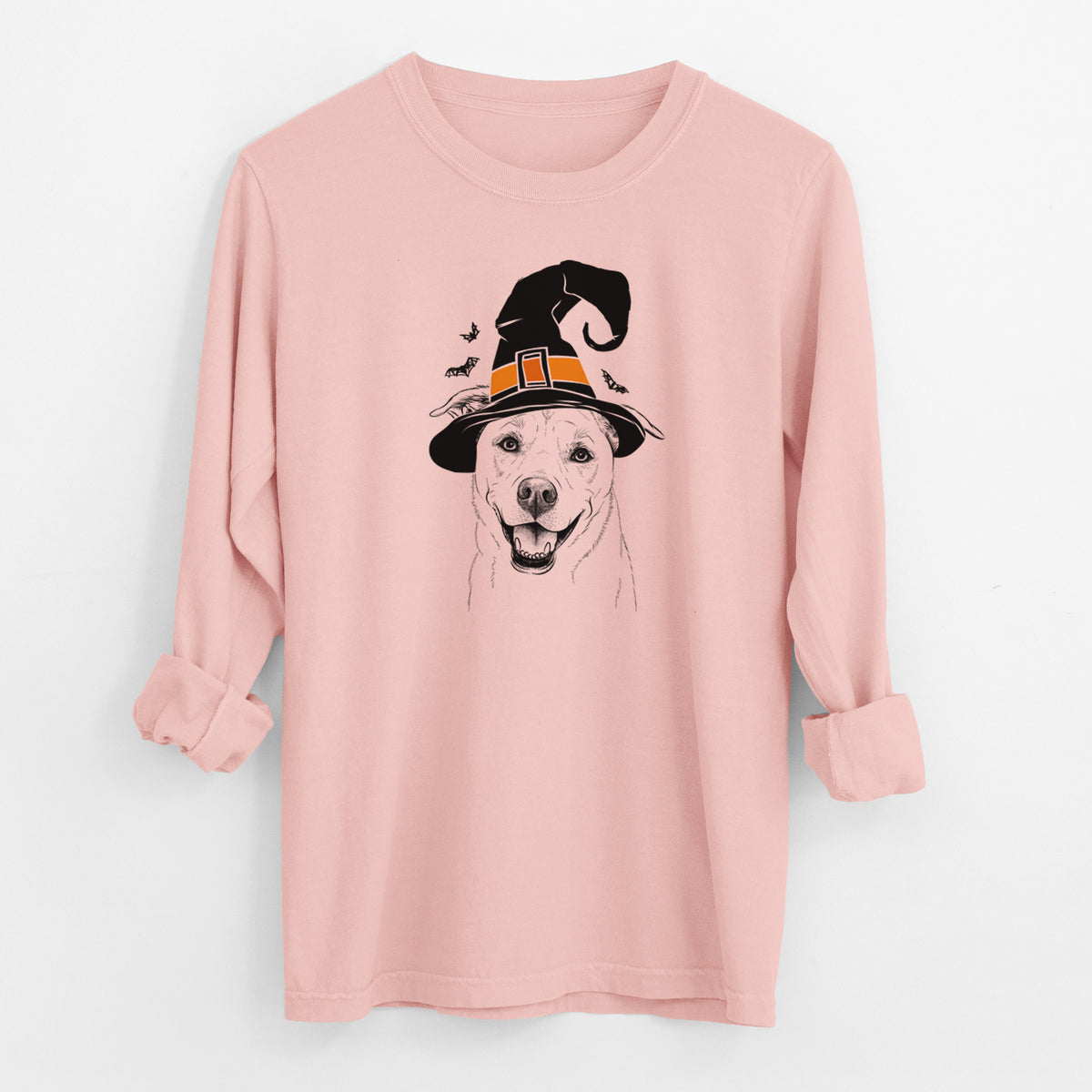 Witch Carl the Mixed Breed - Men's Heavyweight 100% Cotton Long Sleeve