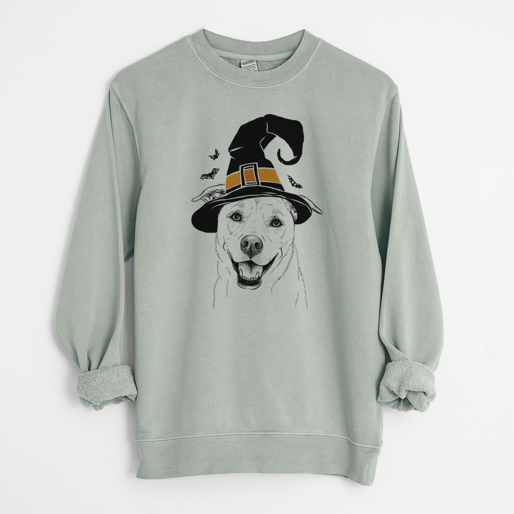 Witch Carl the Mixed Breed - Unisex Pigment Dyed Crew Sweatshirt