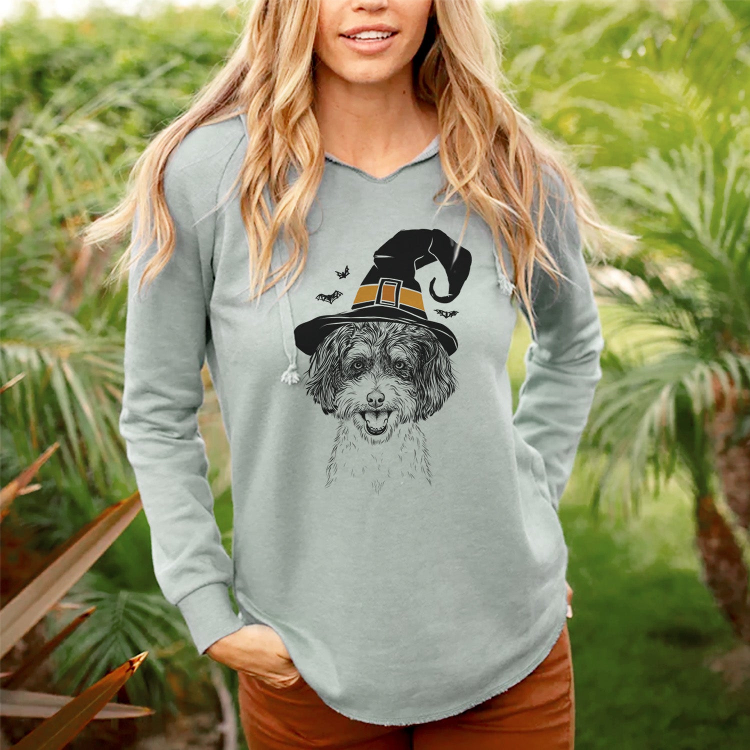 Witch Carlos the Cavapoo - Cali Wave Hooded Sweatshirt