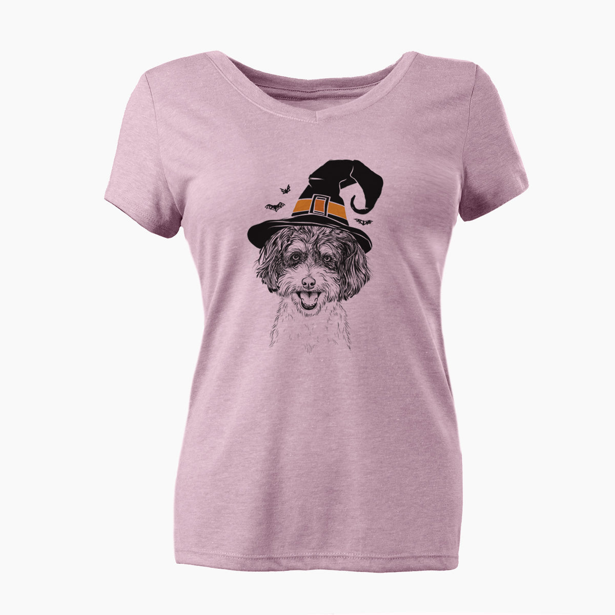 Witch Carlos the Cavapoo - Women's Perfect V-neck Shirt