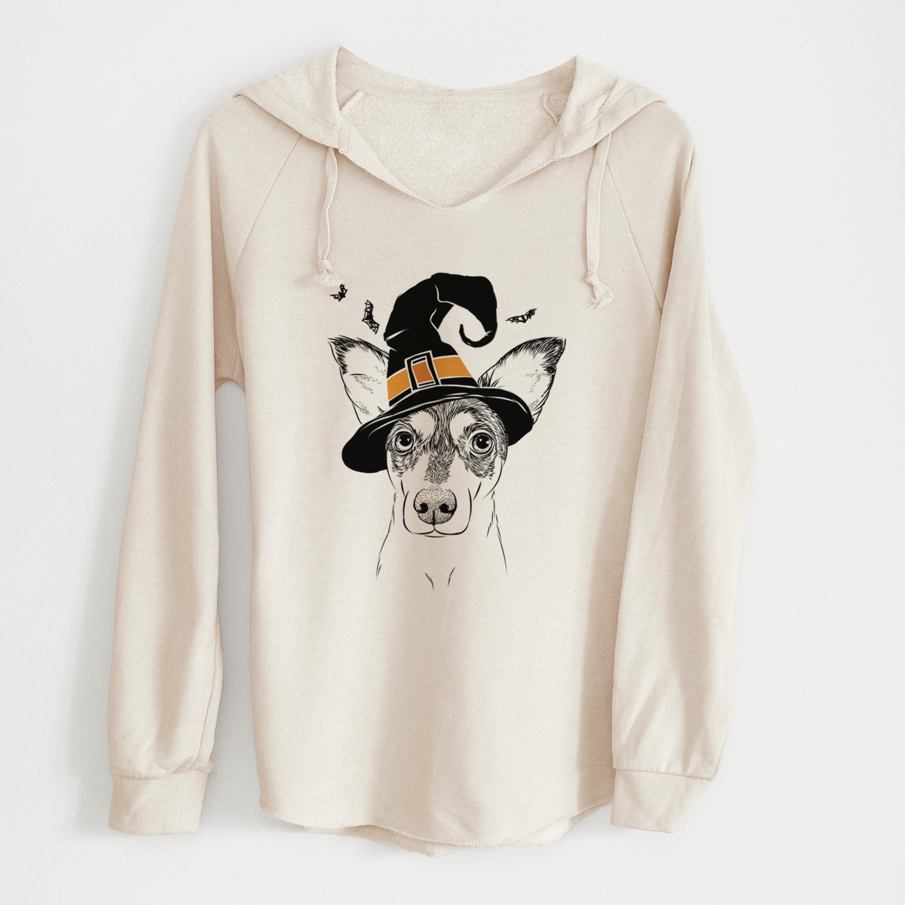 Witch Chloe the Doxie Mix - Cali Wave Hooded Sweatshirt