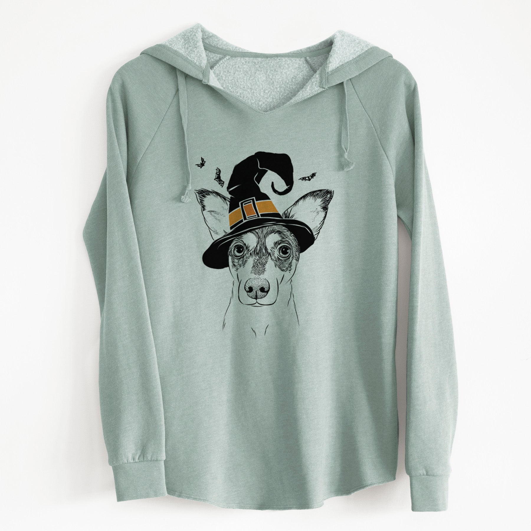 Witch Chloe the Doxie Mix - Cali Wave Hooded Sweatshirt