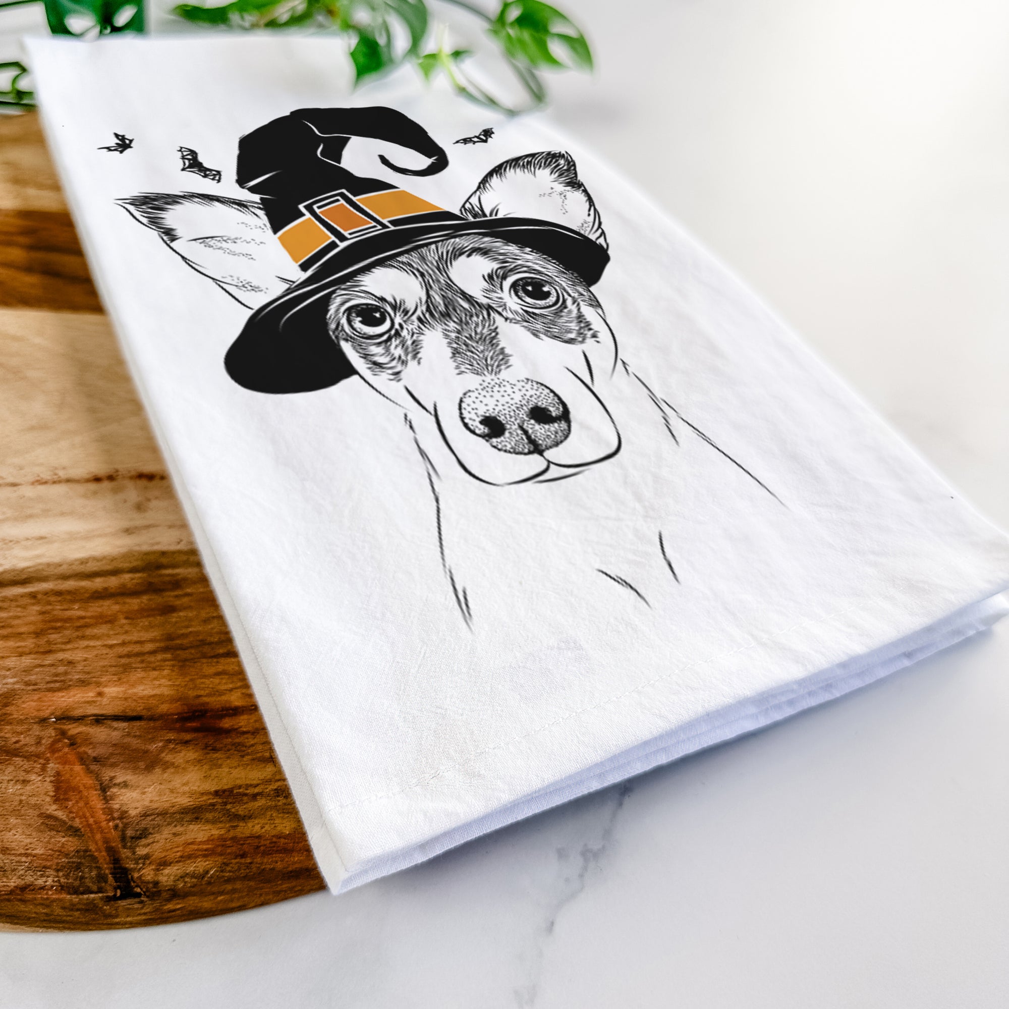 Chloe the Doxie Mix Tea Towel