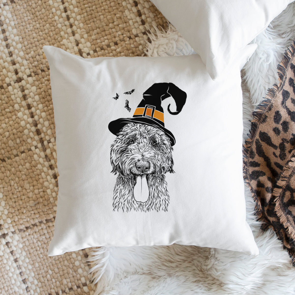 CiCi Paulk the Aussiedoodle - Throw Pillow Cover