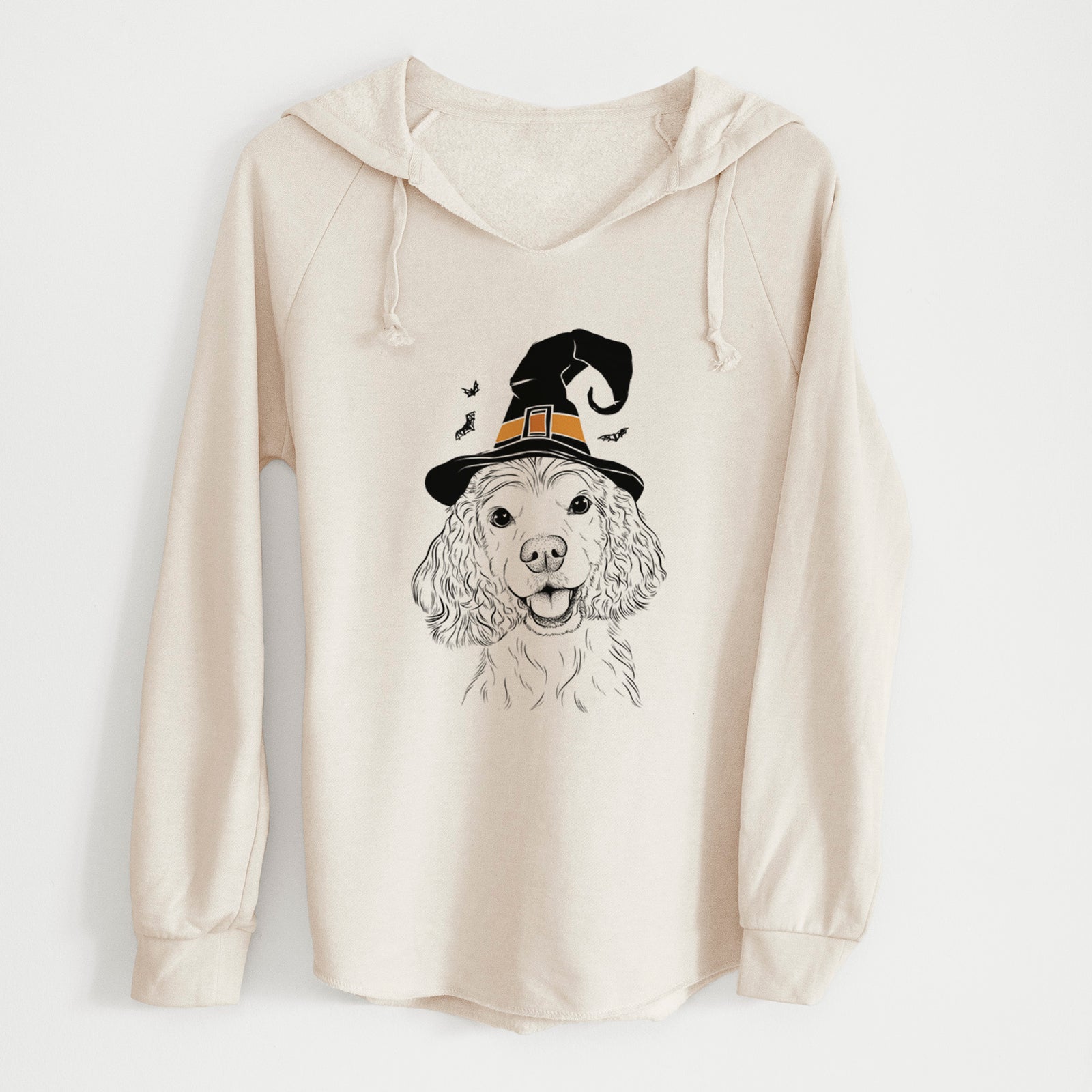 Witch Cricket the American Cocker Spaniel - Cali Wave Hooded Sweatshirt