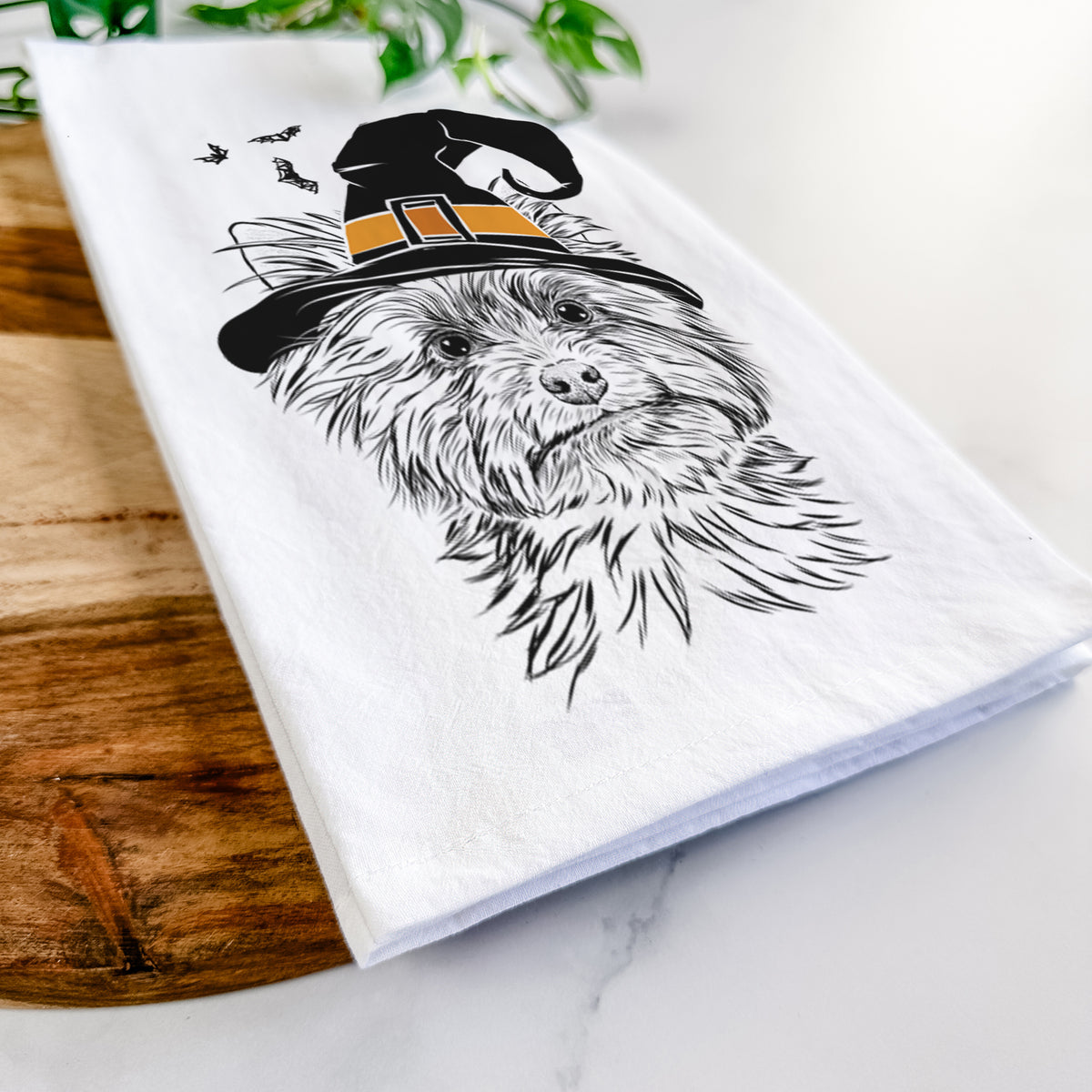 Dakota the Yorkshire Terrier Tea Towel